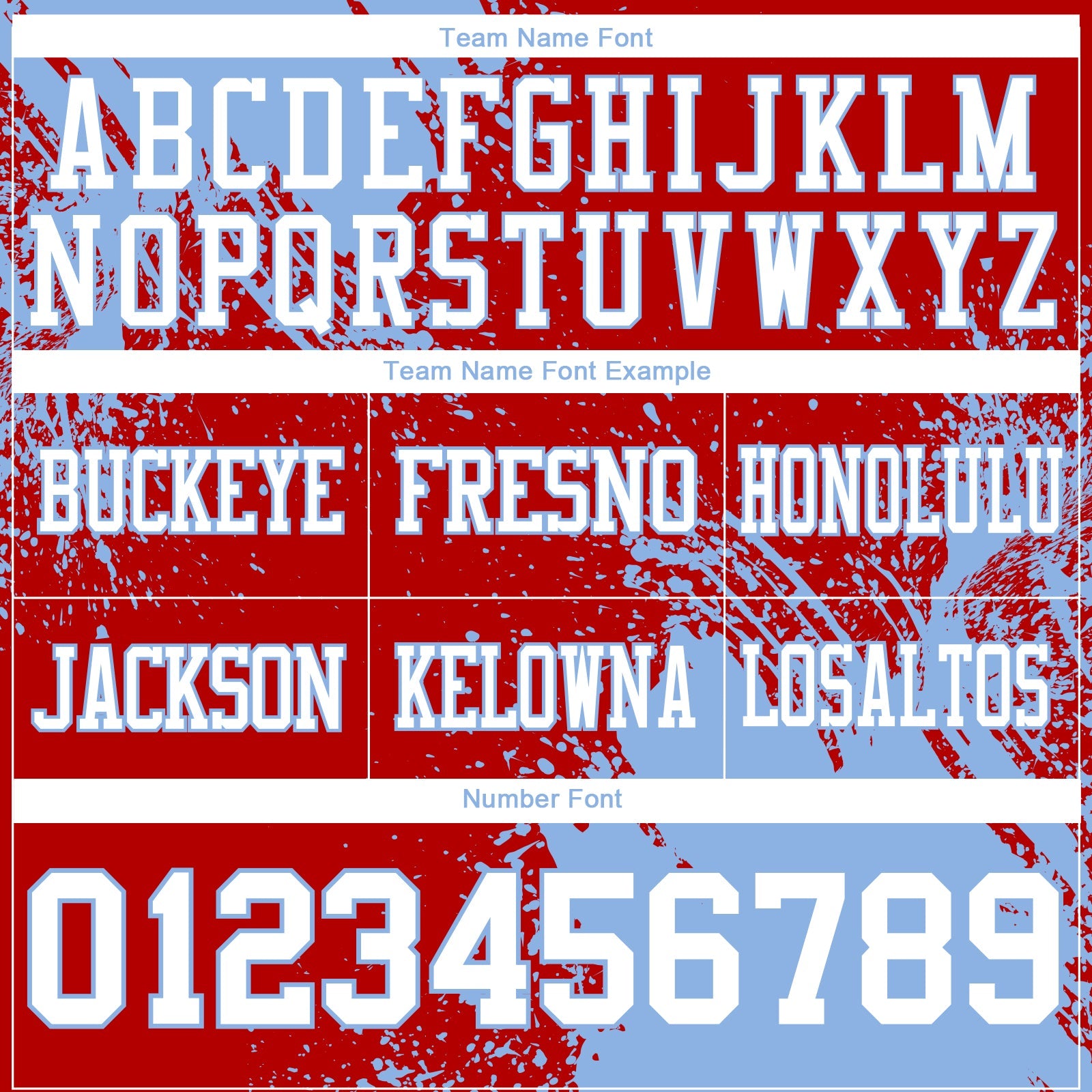 Custom Red White-Light Blue 3D Pattern Abstract Brush Stroke Authentic Football Jersey view 3