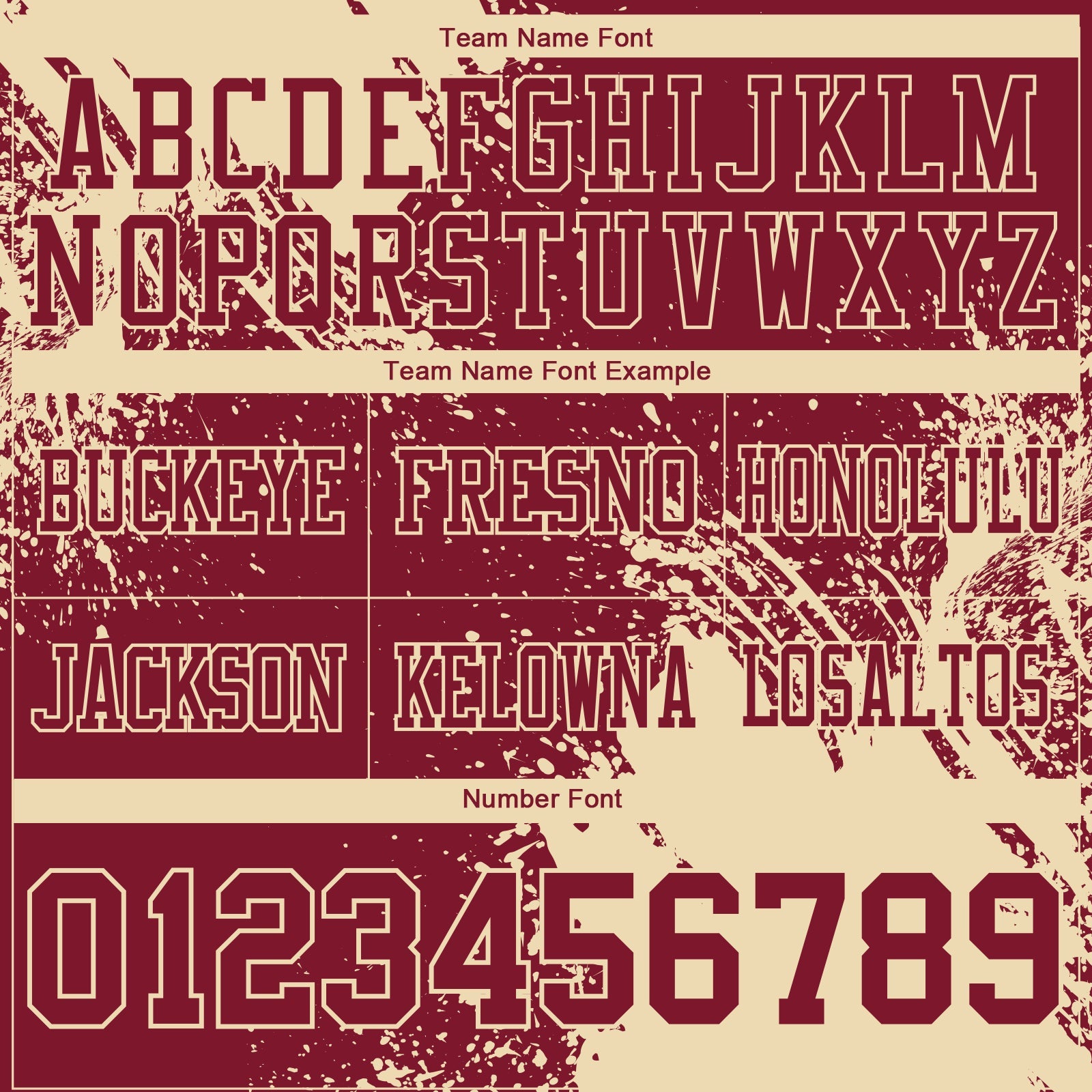 Custom Crimson Cream 3D Pattern Abstract Brush Stroke Authentic Football Jersey view 3