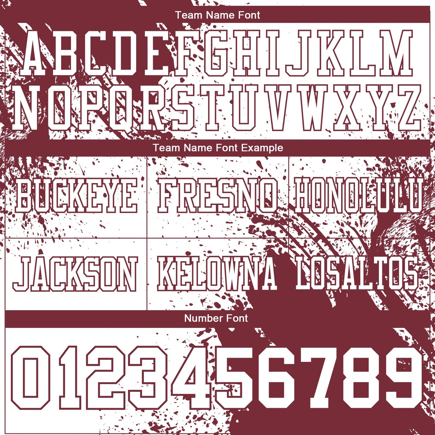 Custom White Burgundy 3D Pattern Abstract Brush Stroke Authentic Football Jersey view 3