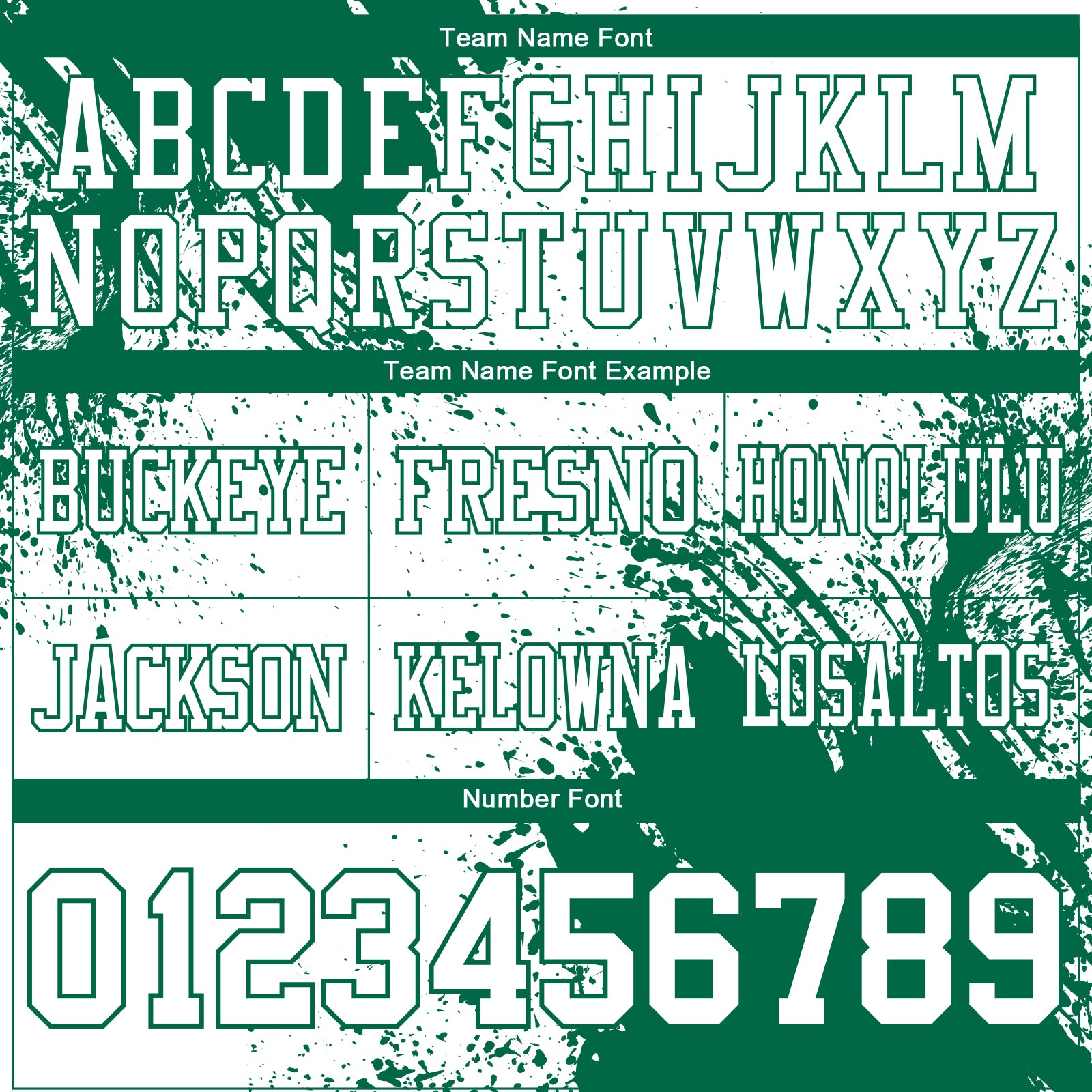 Custom White Kelly Green 3D Pattern Abstract Brush Stroke Authentic Football Jersey view 3