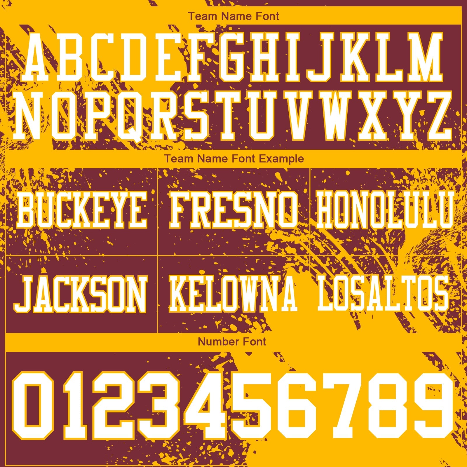 Custom Burgundy White-Gold 3D Pattern Abstract Brush Stroke Authentic Football Jersey view 3