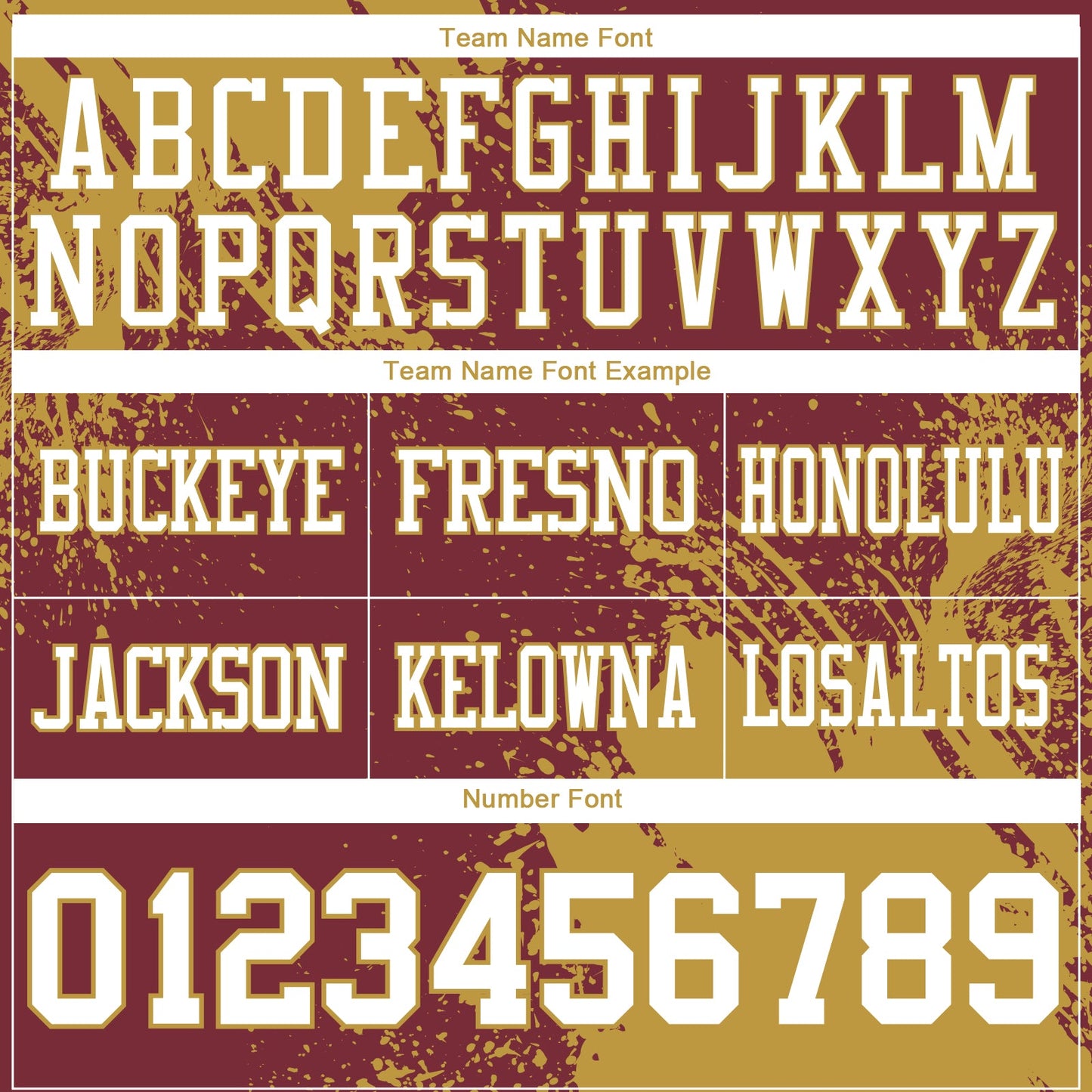Custom Burgundy White-Old Gold 3D Pattern Abstract Brush Stroke Authentic Football Jersey view 3