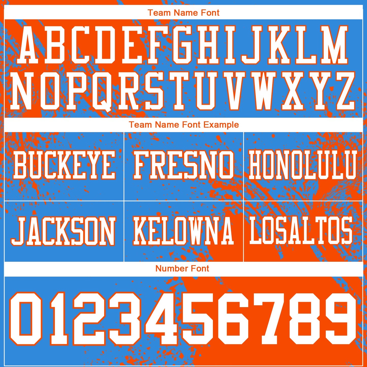 Custom Powder Blue White-Orange 3D Pattern Abstract Brush Stroke Authentic Football Jersey view 3