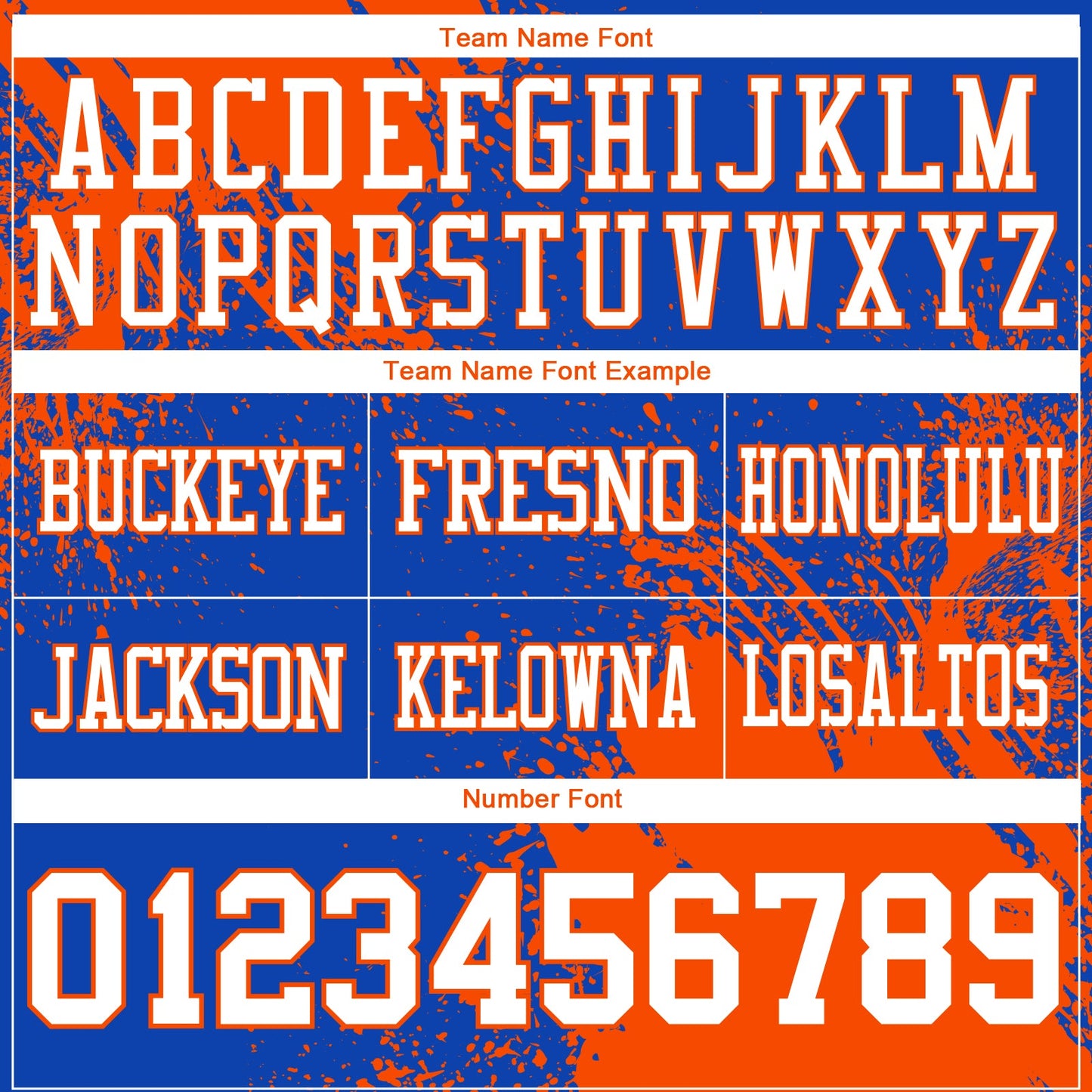 Custom Thunder Blue White-Orange 3D Pattern Abstract Brush Stroke Authentic Football Jersey view 3