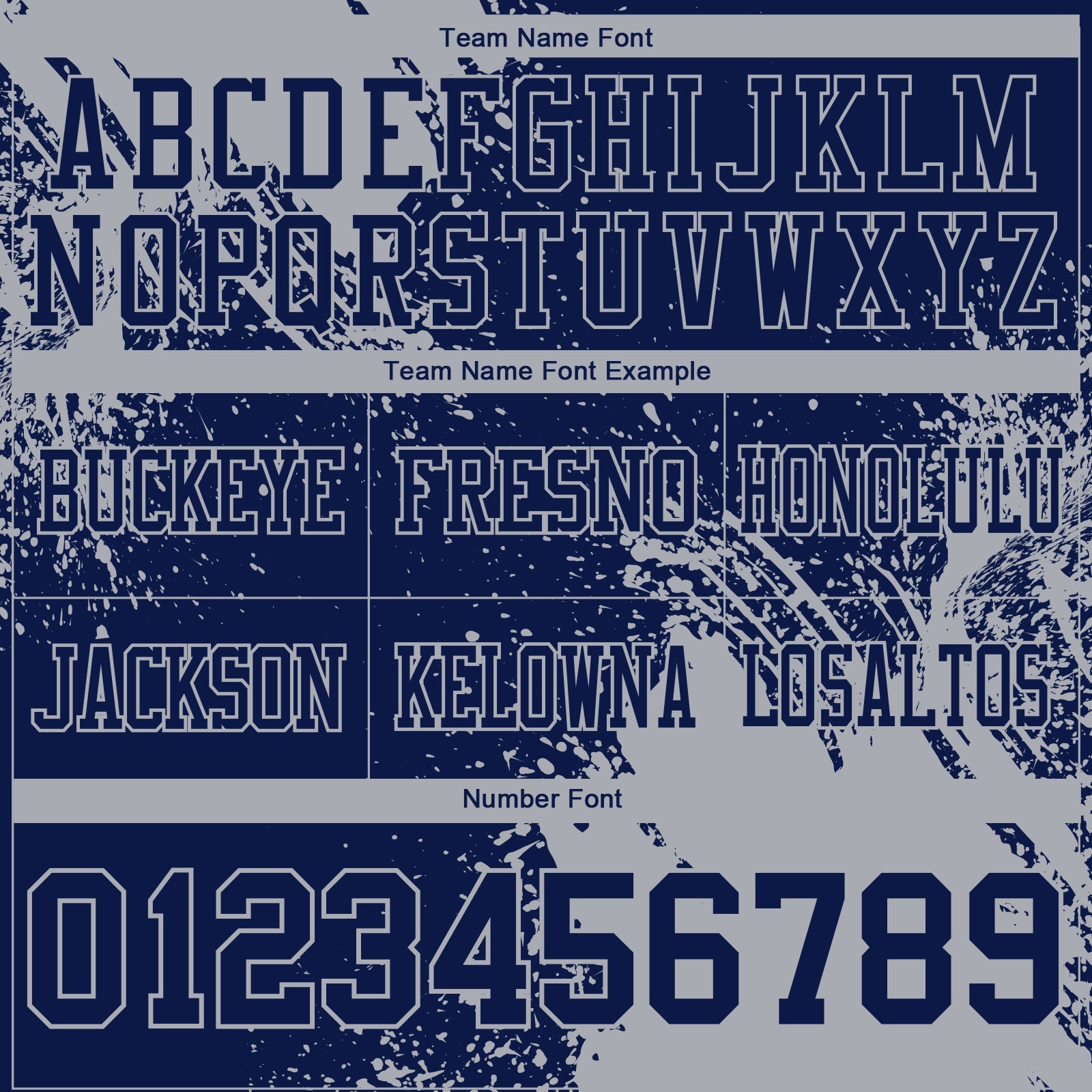 Custom Navy Gray 3D Pattern Abstract Brush Stroke Authentic Football Jersey view 3