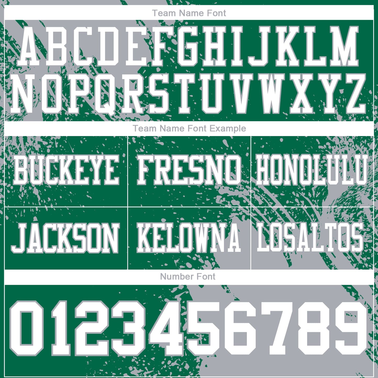 Custom Kelly Green White-Gray 3D Pattern Abstract Brush Stroke Authentic Football Jersey view 3