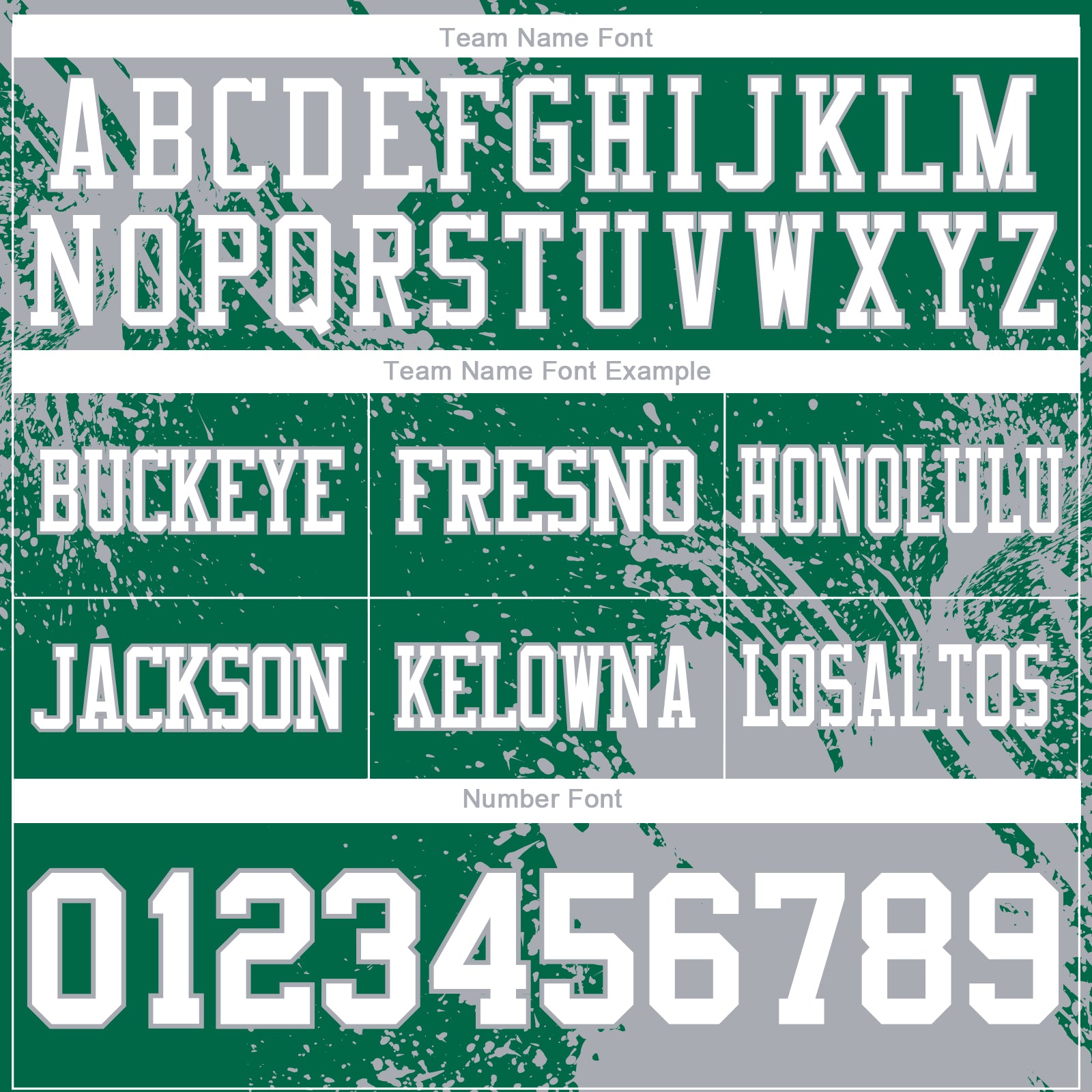 Custom Kelly Green White-Gray 3D Pattern Abstract Brush Stroke Authentic Football Jersey view 3