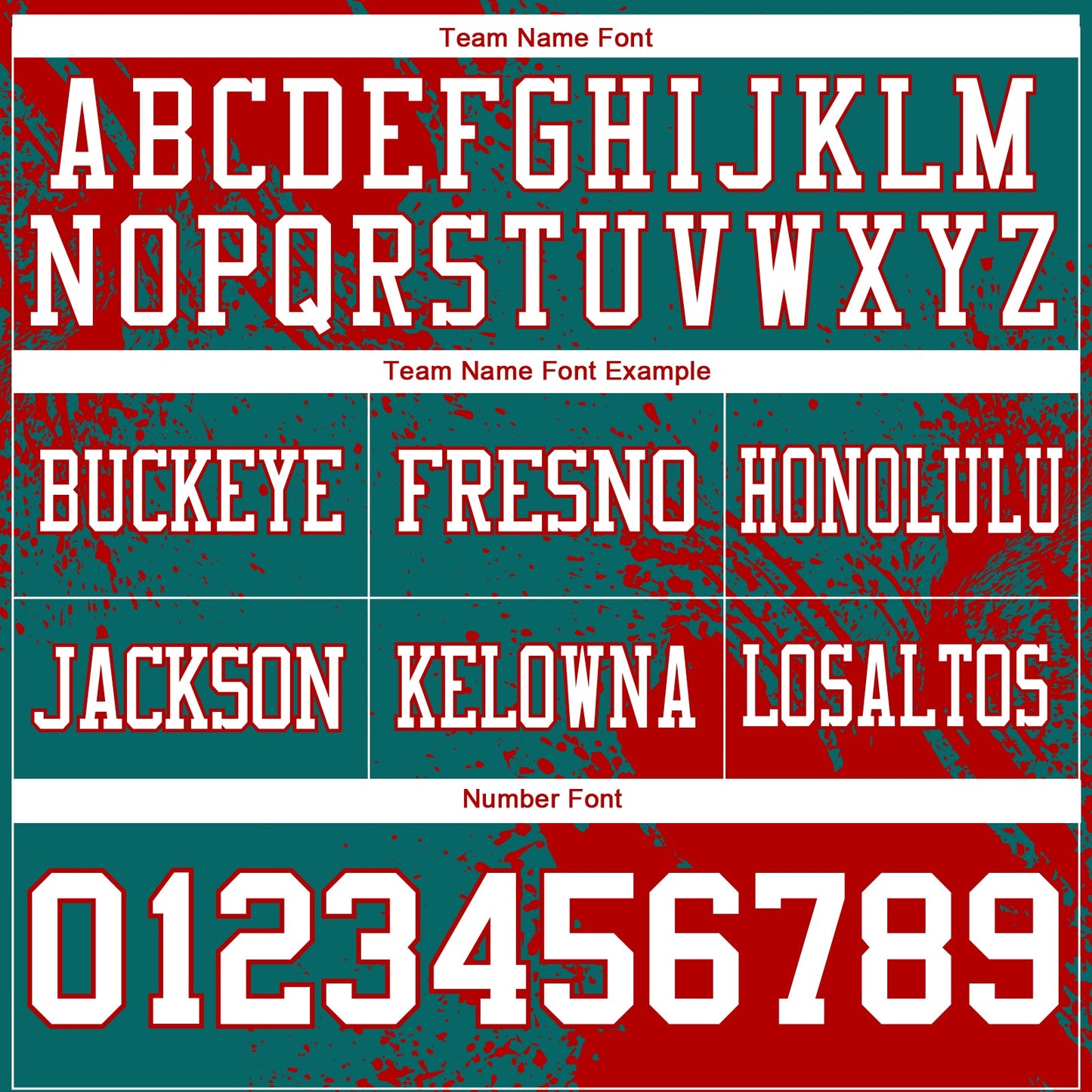 Custom Teal White-Red 3D Pattern Abstract Brush Stroke Authentic Football Jersey view 3