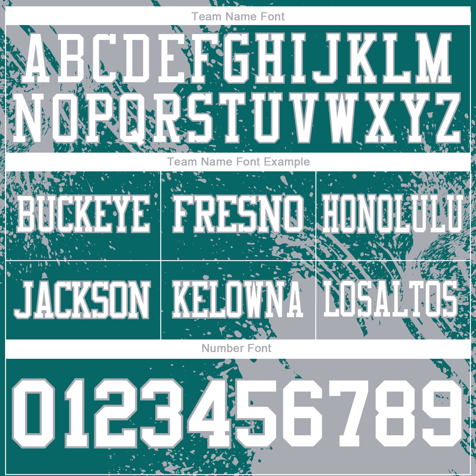 Custom Teal White-Gray 3D Pattern Abstract Brush Stroke Authentic Football Jersey view 3