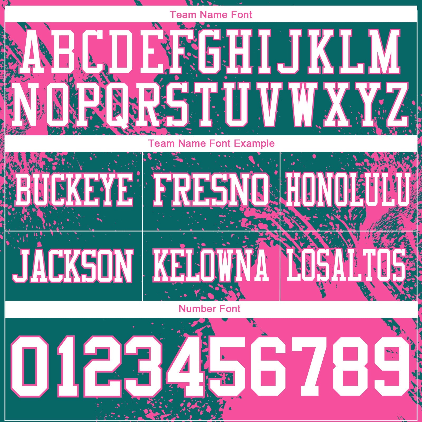 Custom Teal White-Pink 3D Pattern Abstract Brush Stroke Authentic Football Jersey view 3