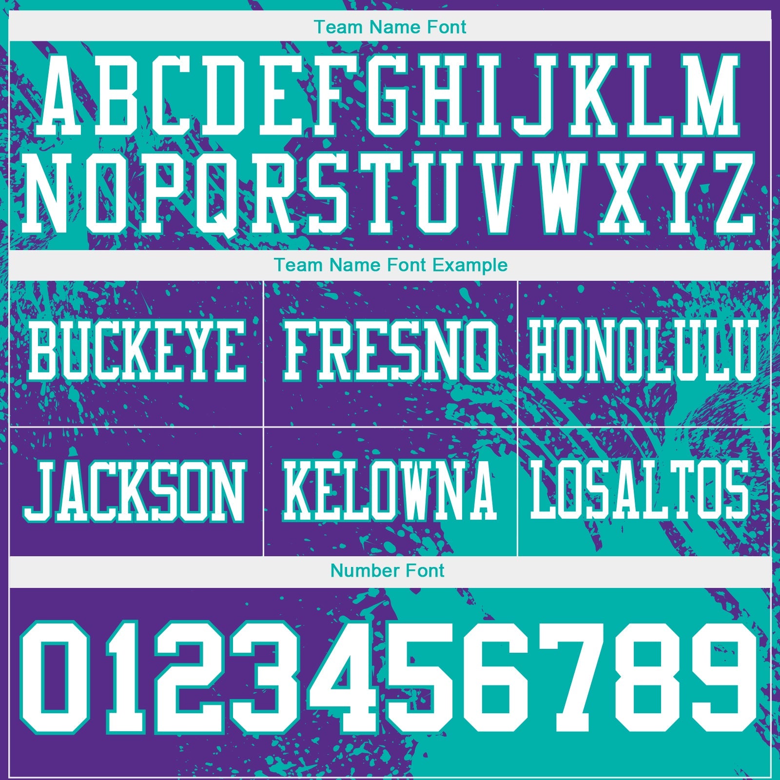 Custom Purple White-Aqua 3D Pattern Abstract Brush Stroke Authentic Football Jersey view 3