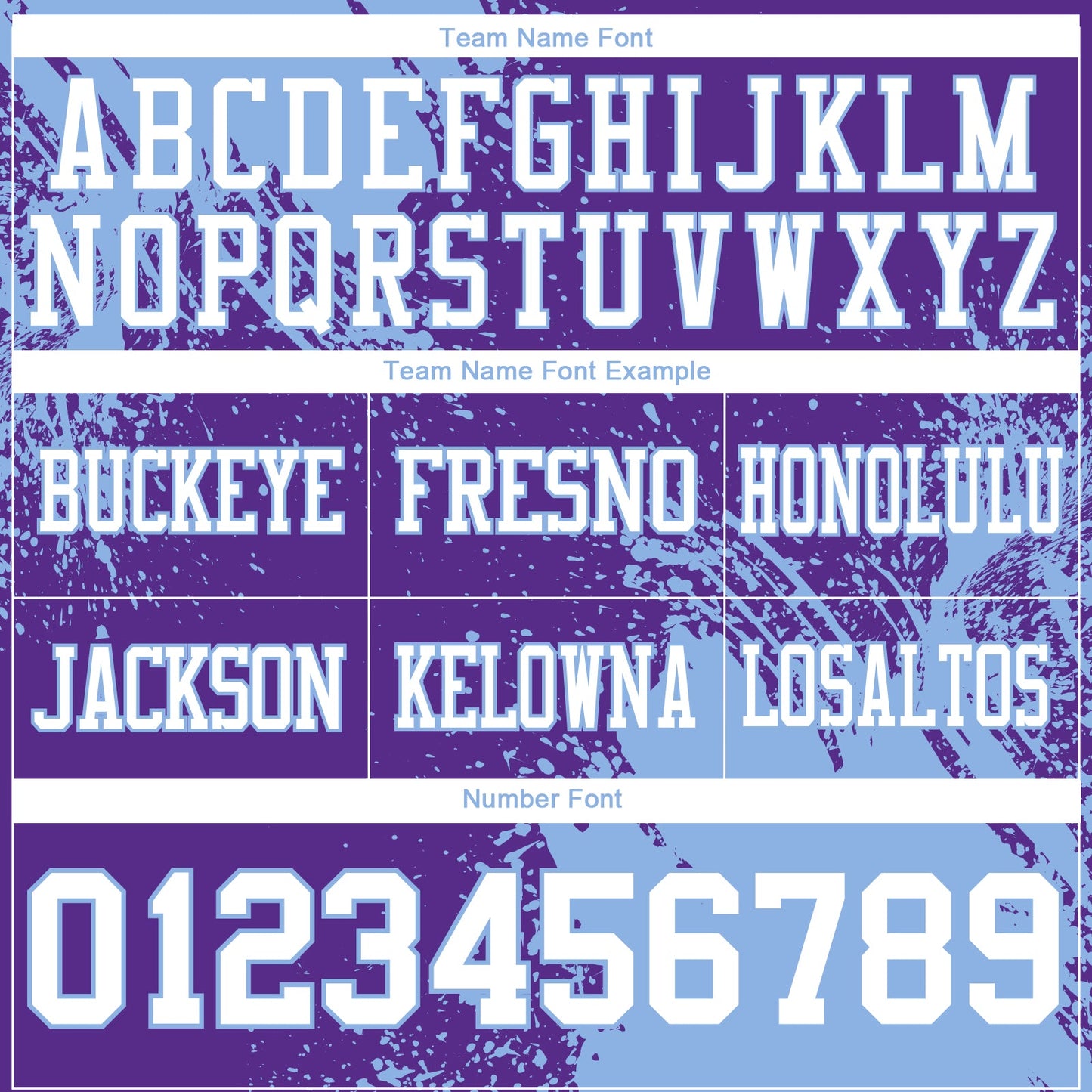 Custom Purple White-Light Blue 3D Pattern Abstract Brush Stroke Authentic Football Jersey view 3