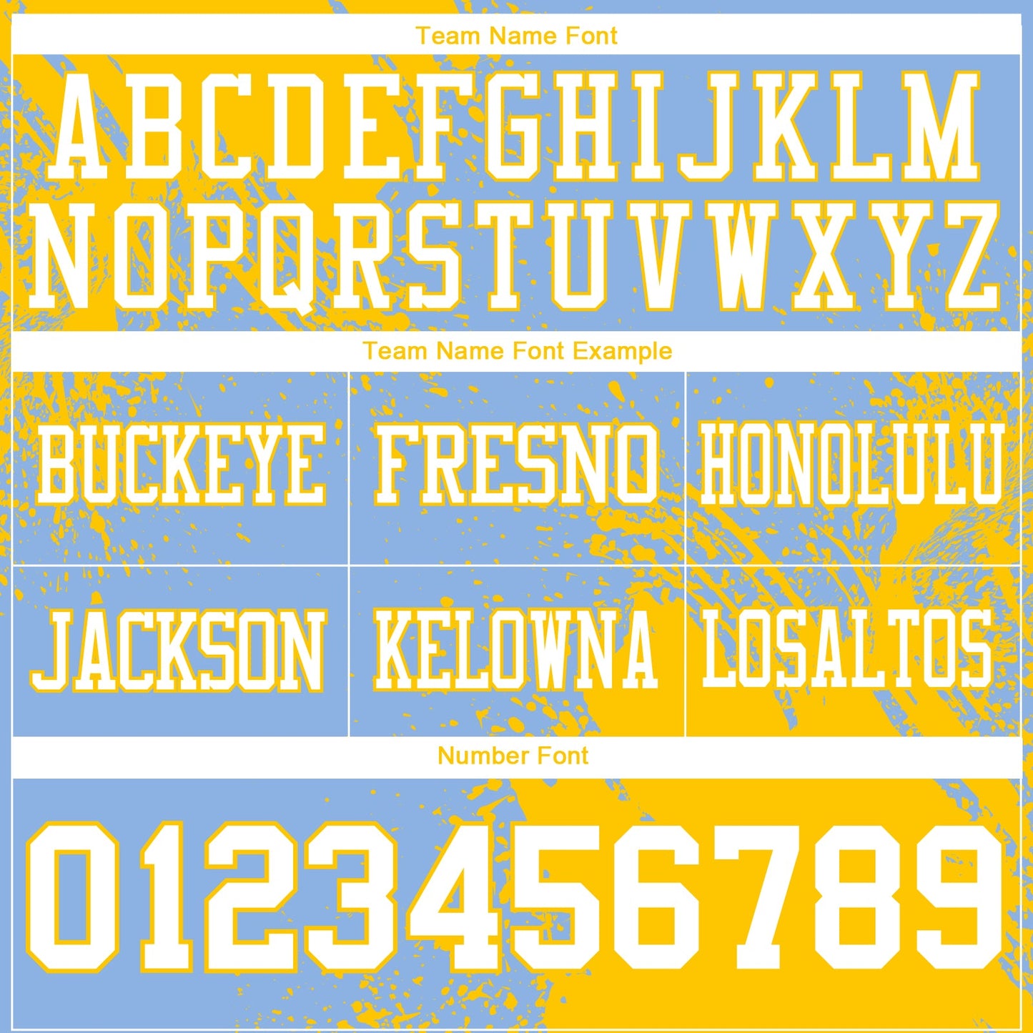 Custom Light Blue White-Yellow 3D Pattern Abstract Brush Stroke Authentic Football Jersey view 3