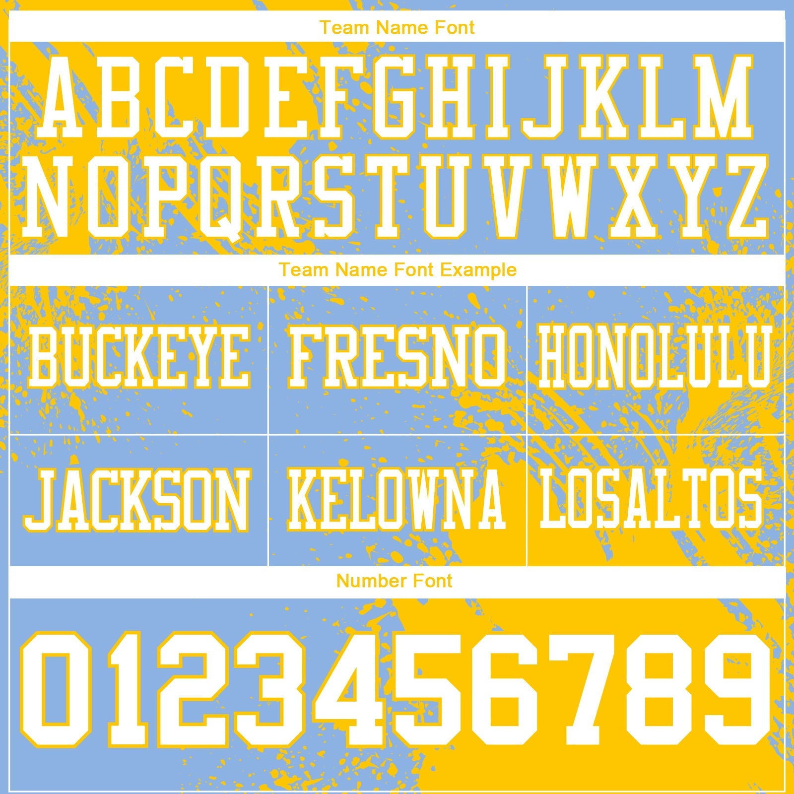 Custom Light Blue White-Yellow 3D Pattern Abstract Brush Stroke Authentic Football Jersey view 3