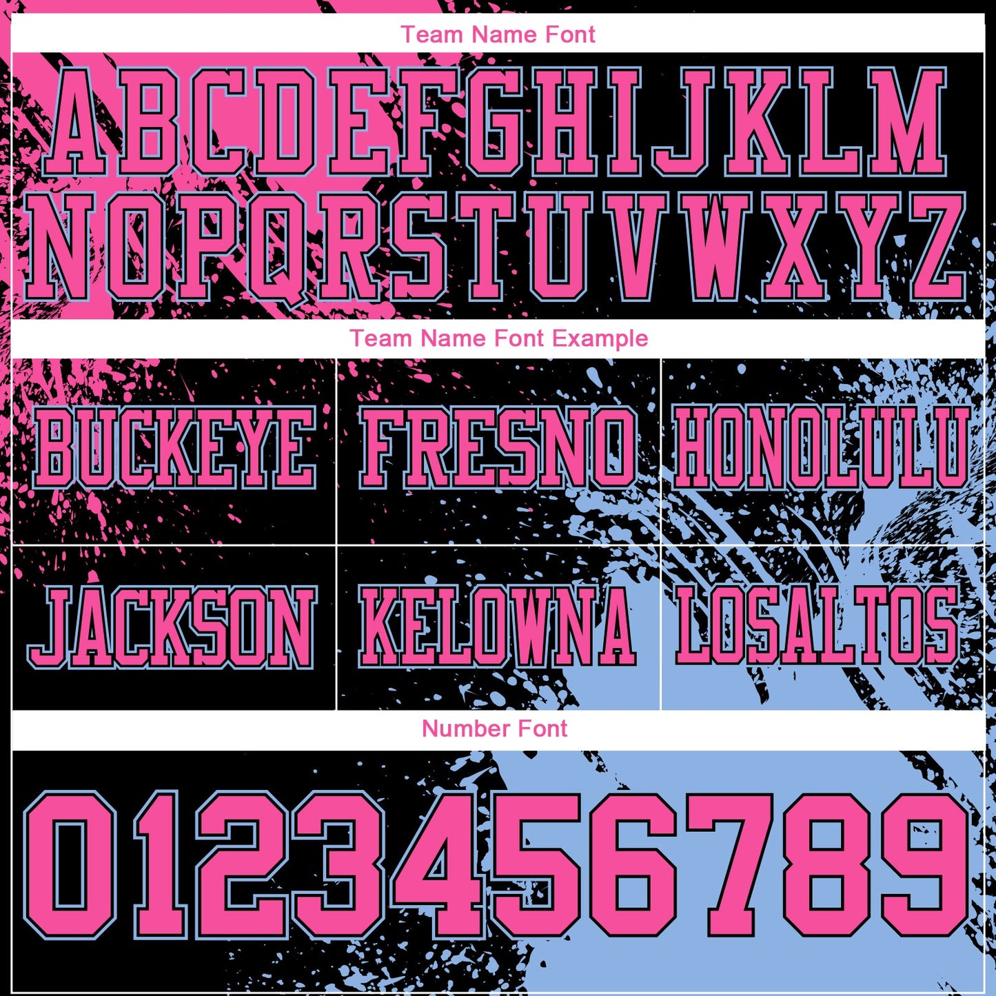 Custom Black Pink-Light Blue 3D Pattern Abstract Brush Stroke Authentic Football Jersey view 3