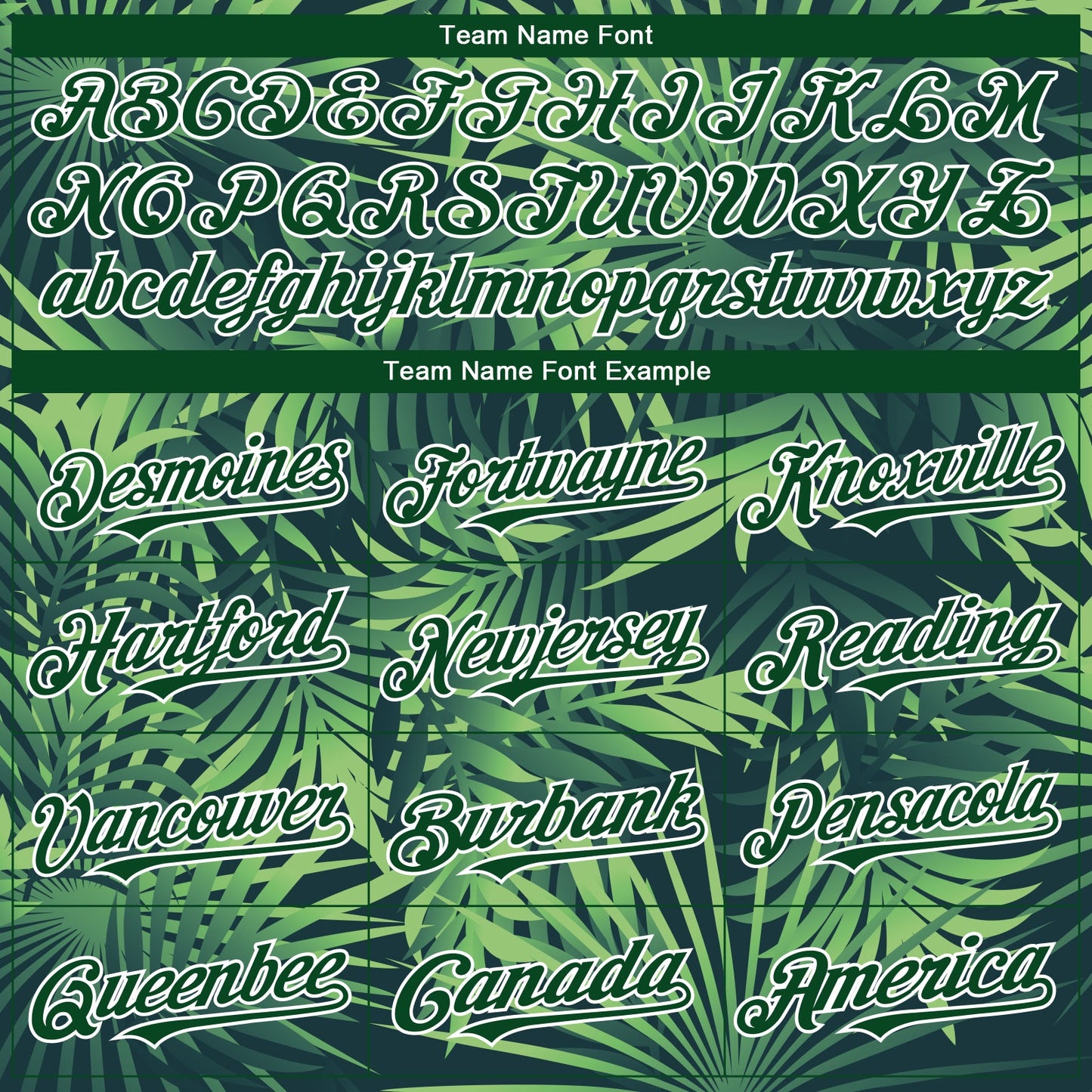 Custom Green White Hawaii Palm Leaves Authentic Baseball Jersey view 4