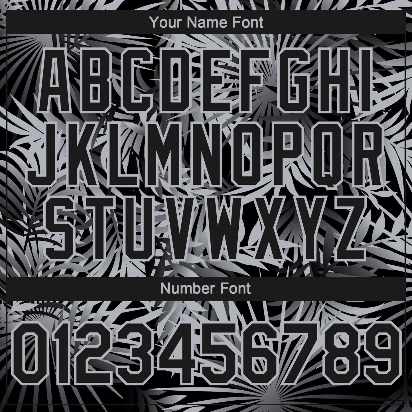 Custom Black Gray-White Hawaii Palm Leaves Authentic Baseball Jersey view 5