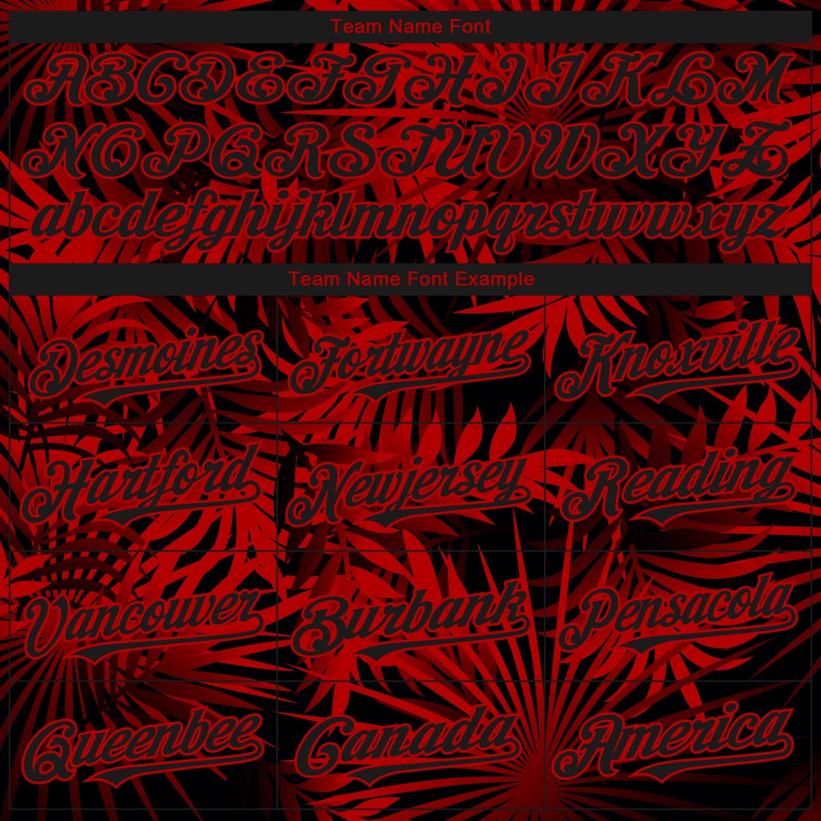 Custom Black Red Hawaii Palm Leaves Authentic Baseball Jersey view 4