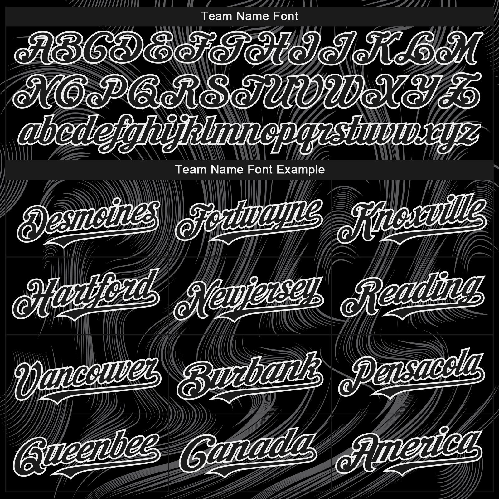 Custom Black White Fluid Lines Authentic Baseball Jersey view 4