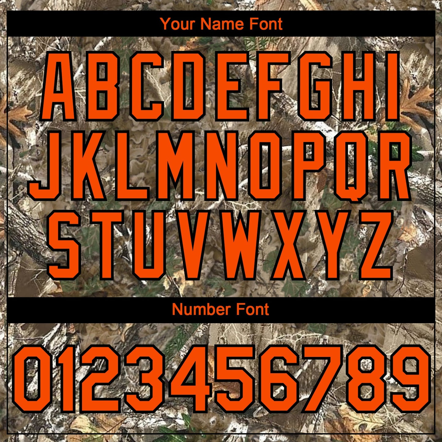 Custom Camo Orange-Black Woodland Camo Authentic Salute To Service Authentic Baseball Jersey view 5