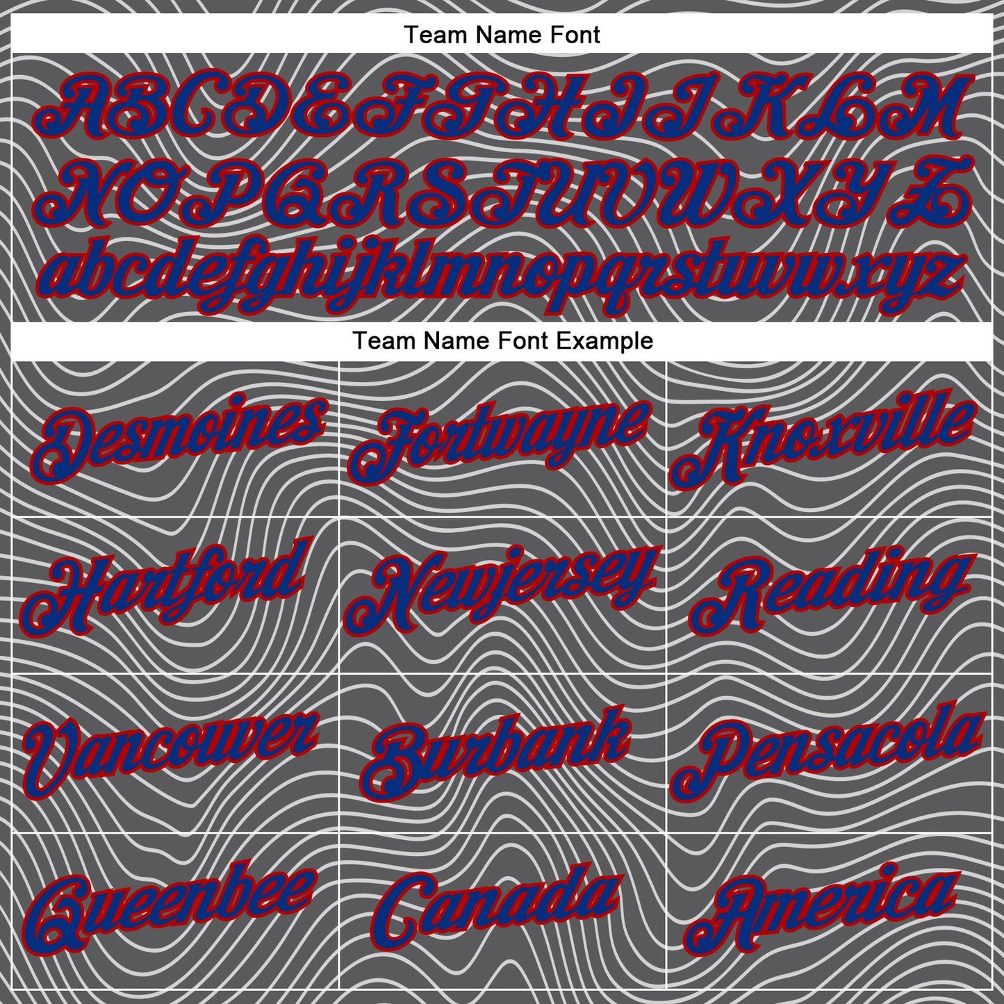 Custom Stitched Navy Royal Red-White 3D Pattern Design Wave Distorted Line Sports Pullover Sweatshirt Hoodie view 3