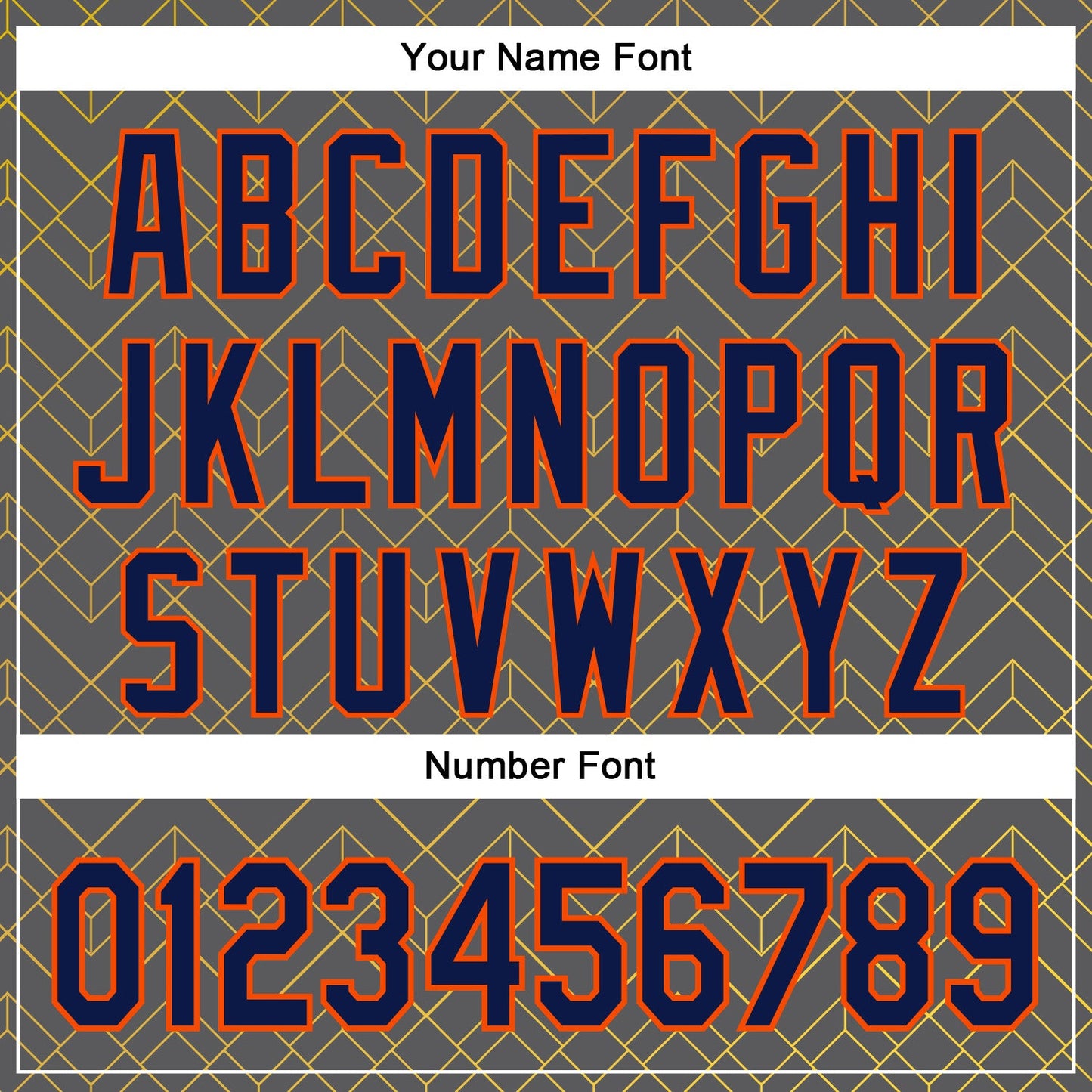 Custom Stitched Steel Gray Navy Gold-Orange 3D Pattern Design Line Geometric Shape Sports Pullover Sweatshirt Hoodie view 4