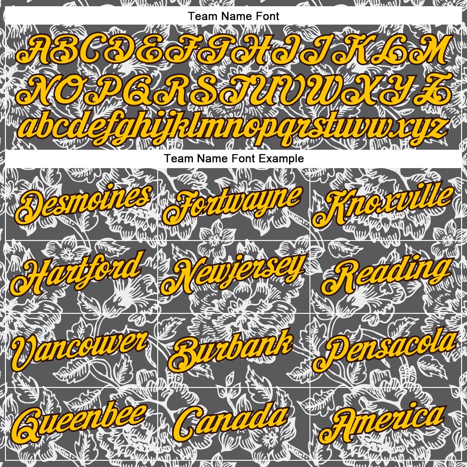Custom Stitched Steel Gray Yellow-Brown 3D Pattern Design Subtle Floral Sports Pullover Sweatshirt Hoodie view 3