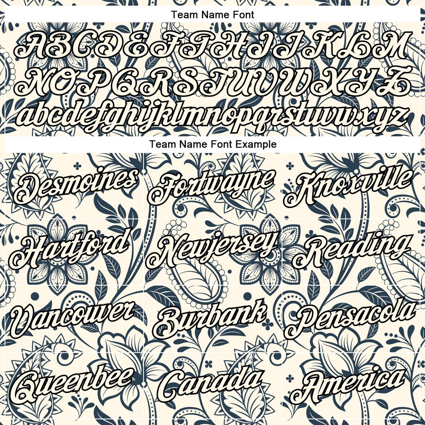 Custom Stitched Cream Black 3D Pattern Design Ethnic Paisley Floral Bandana Sports Pullover Sweatshirt Hoodie view 3