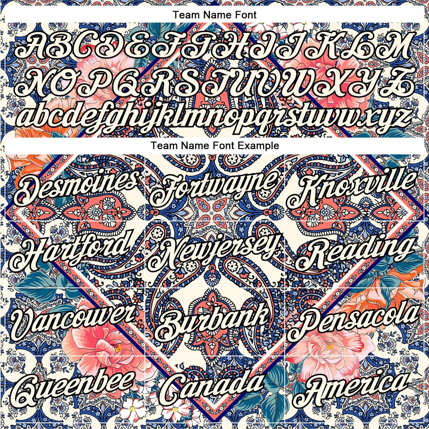 Custom Stitched Cream Black 3D Pattern Design Ethnic Paisley Floral Bandana Sports Pullover Sweatshirt Hoodie view 3