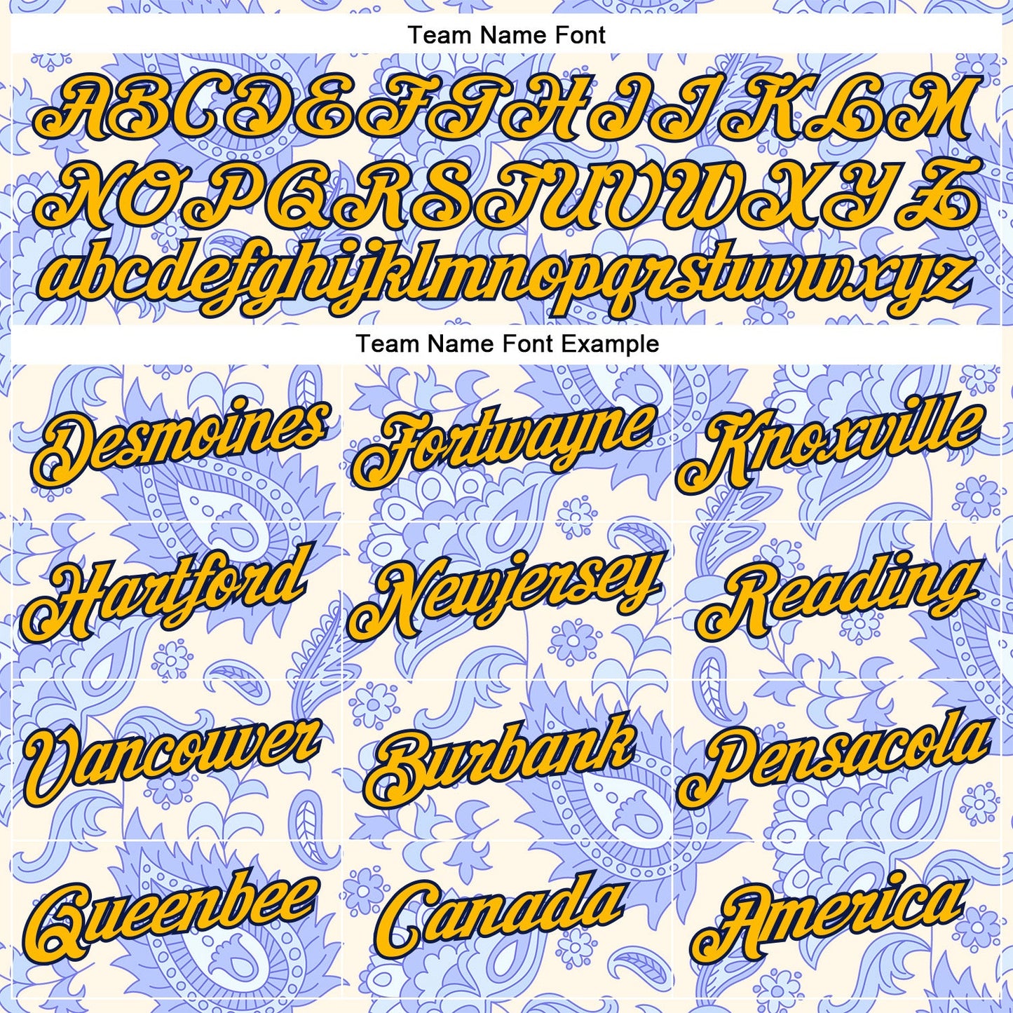 Custom Stitched Cream Gold-Navy 3D Pattern Design Ethnic Paisley Floral Bandana Sports Pullover Sweatshirt Hoodie view 3