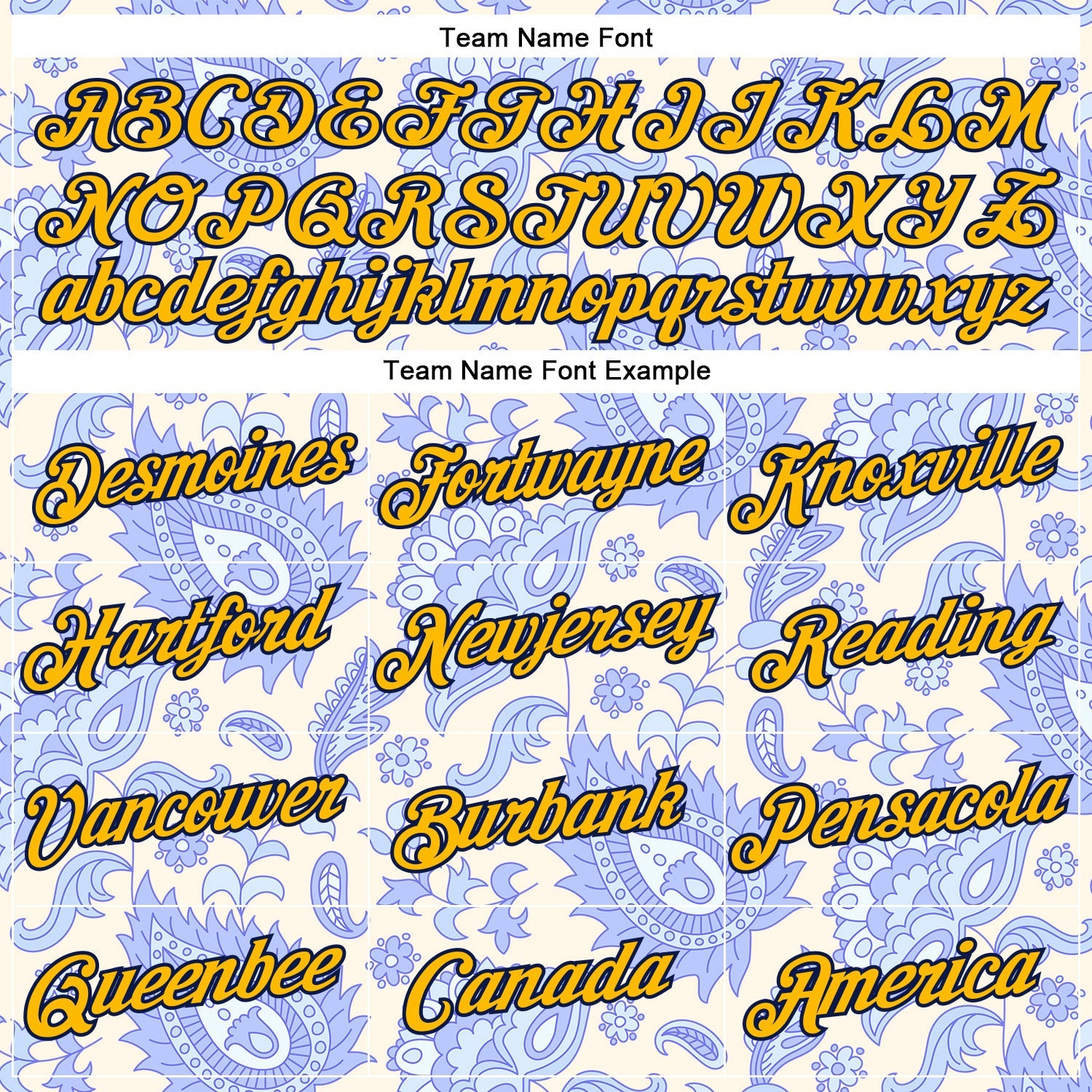 Custom Stitched Cream Gold-Navy 3D Pattern Design Ethnic Paisley Floral Bandana Sports Pullover Sweatshirt Hoodie view 3
