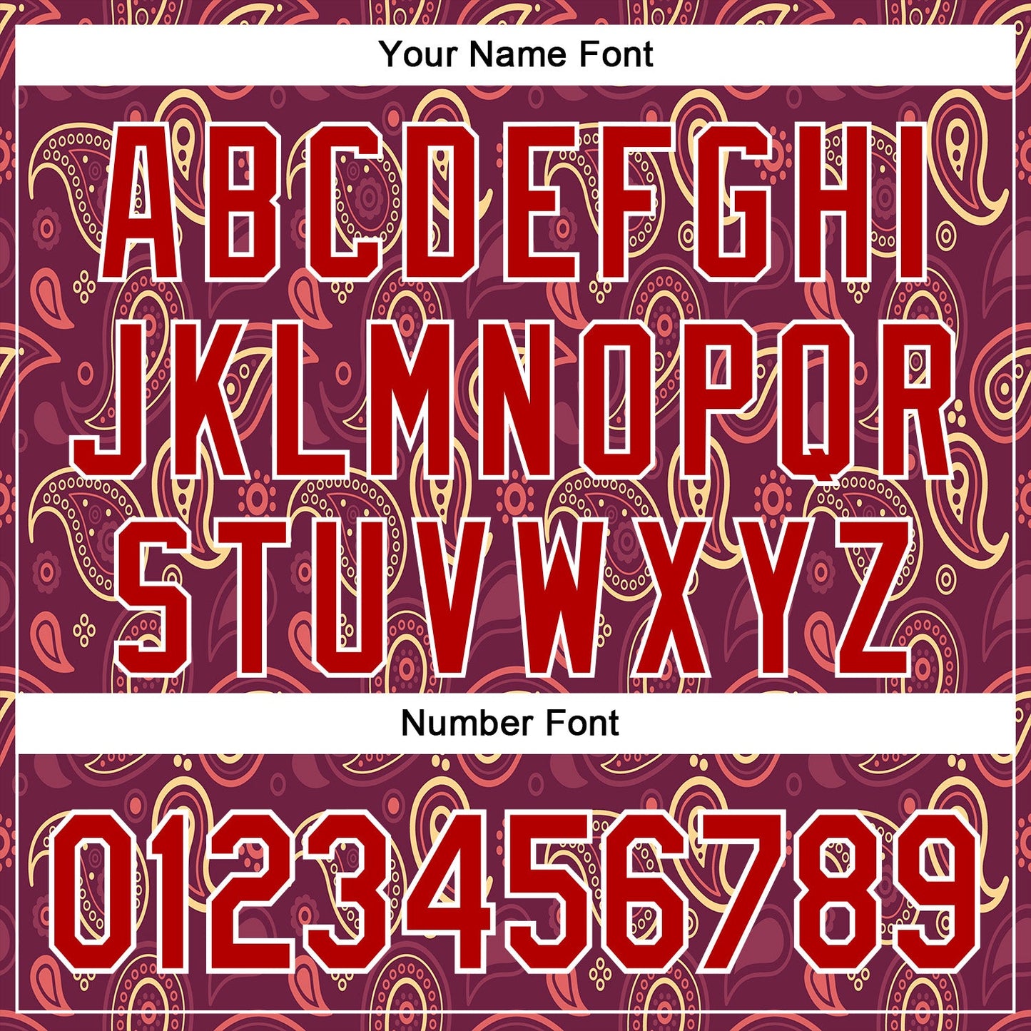 Custom Stitched Crimson Red-White 3D Pattern Design Ethnic Paisley Floral Bandana Sports Pullover Sweatshirt Hoodie view 4