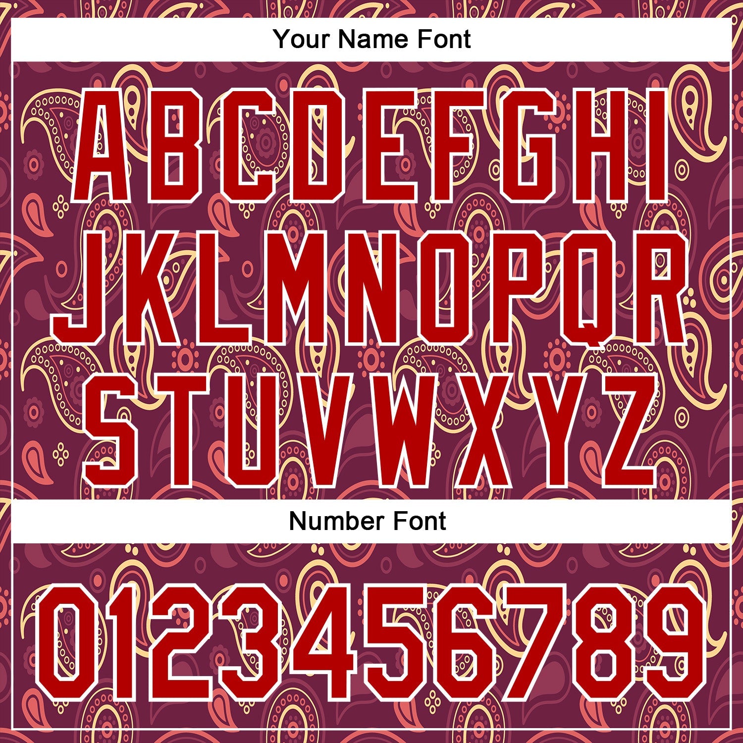 Custom Stitched Crimson Red-White 3D Pattern Design Ethnic Paisley Floral Bandana Sports Pullover Sweatshirt Hoodie view 4