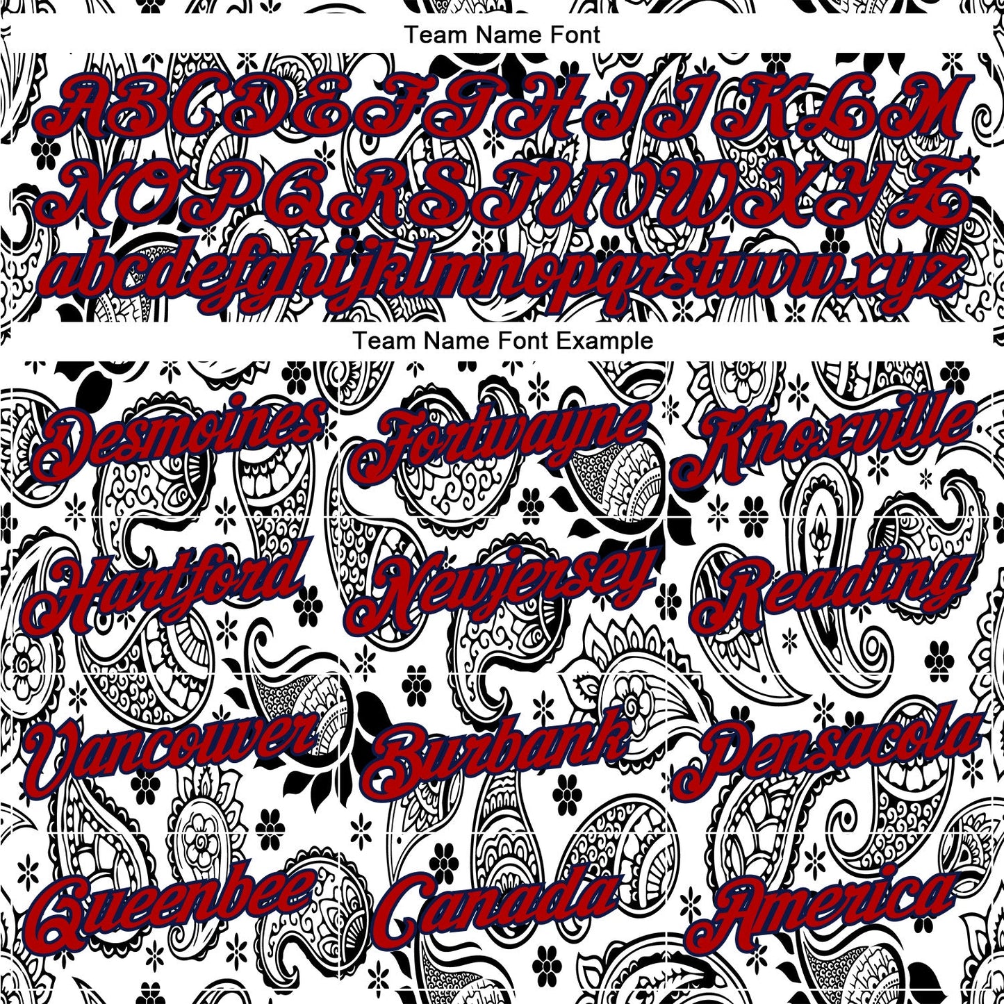 Custom Stitched White Red-Navy 3D Pattern Design Ethnic Paisley Floral Bandana Sports Pullover Sweatshirt Hoodie view 3
