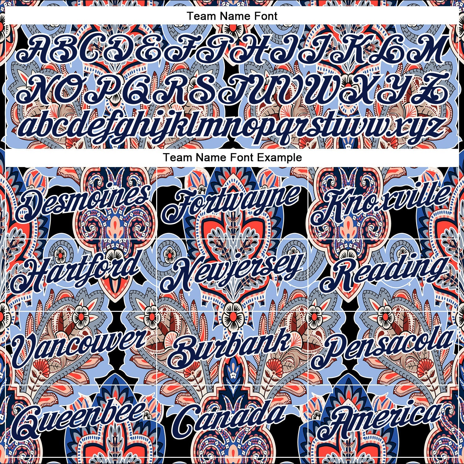 Custom Stitched Black Navy-White 3D Pattern Design Ethnic Paisley Floral Bandana Sports Pullover Sweatshirt Hoodie view 3