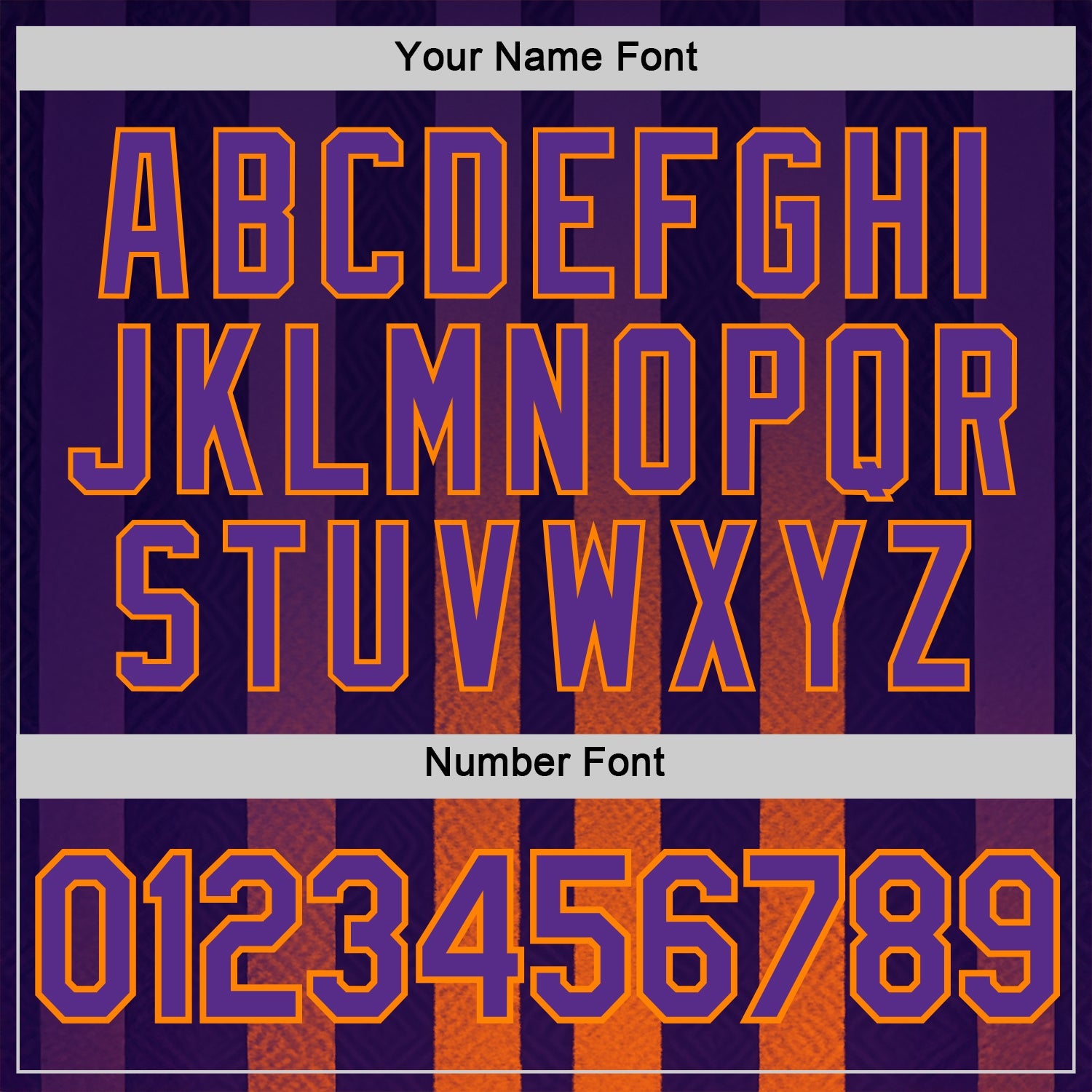Custom Purple Orange-Bay Orange 3D Pattern Design Sunset Gradient Stripe Sportswear Performance T-Shirt view 4