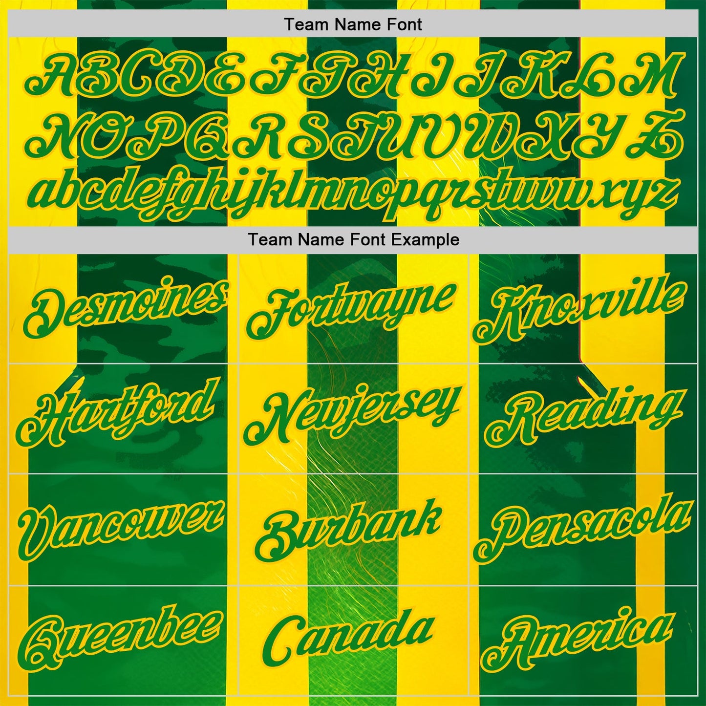 Custom Yellow Grass Green-Green 3D Pattern Design Brazil Stripe Sportswear Performance T-Shirt view 3