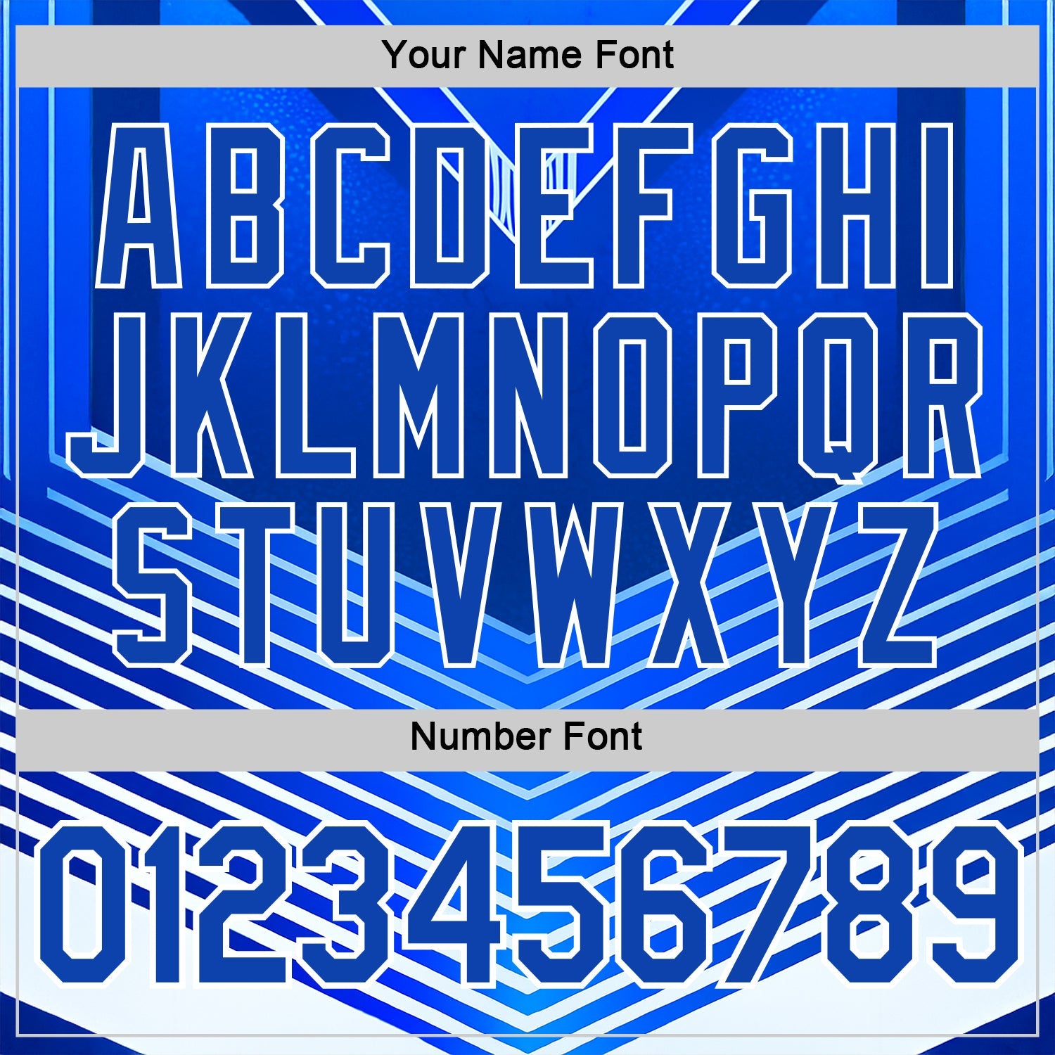 Custom Blue Thunder Blue-White 3D Pattern Design Argentina Arrow Sportswear Performance T-Shirt view 4