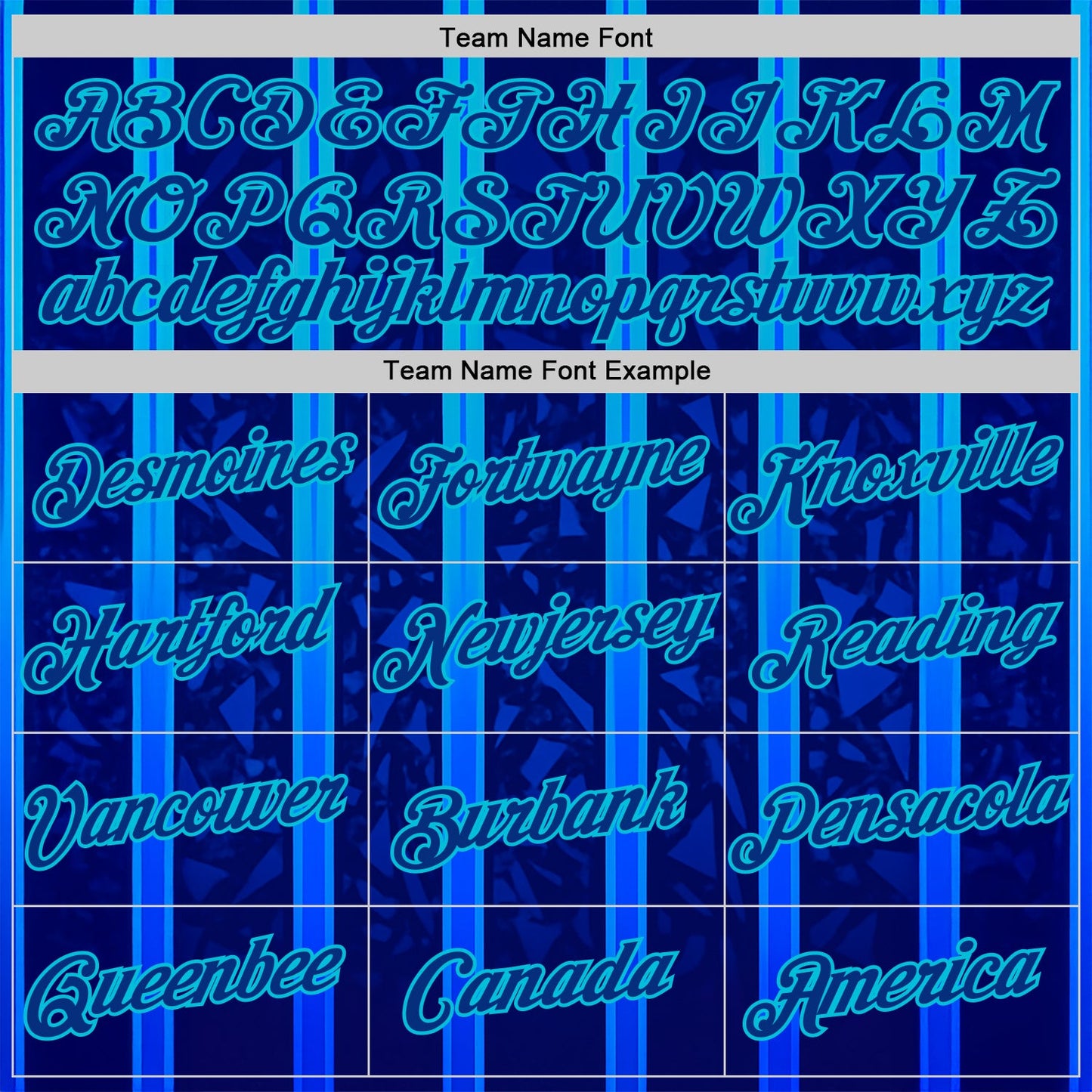 Custom Blue Royal-Lakes Blue 3D Pattern Design Classic Geometric Shape Stripe Sportswear Performance T-Shirt view 3
