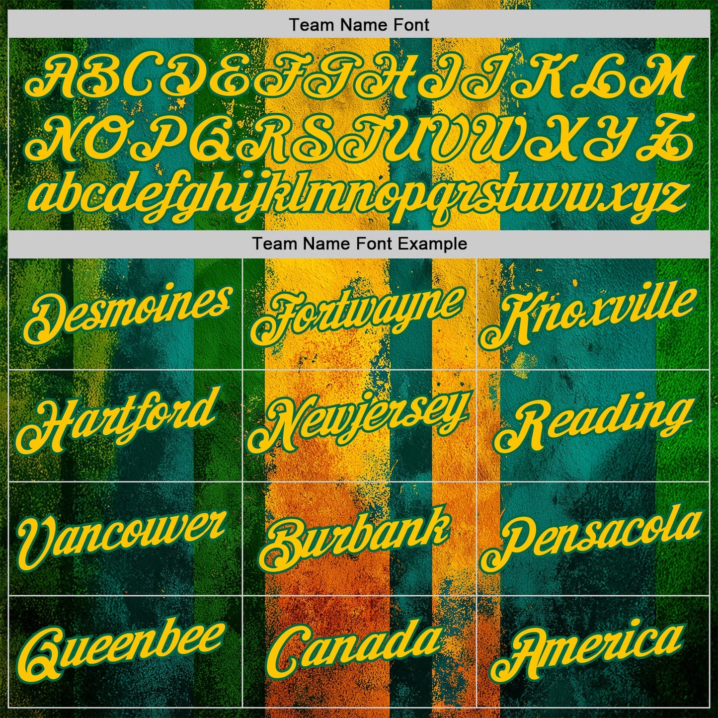 Custom Green Yellow-Kelly Green 3D Pattern Design Brazil Stripe Sportswear Performance T-Shirt view 3
