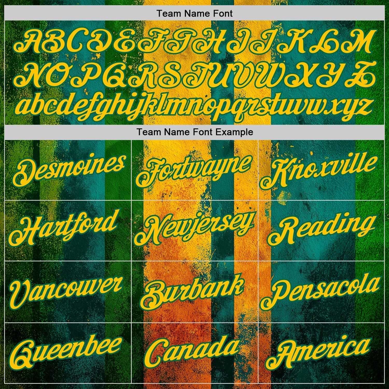 Custom Green Yellow-Kelly Green 3D Pattern Design Brazil Stripe Sportswear Performance T-Shirt view 3