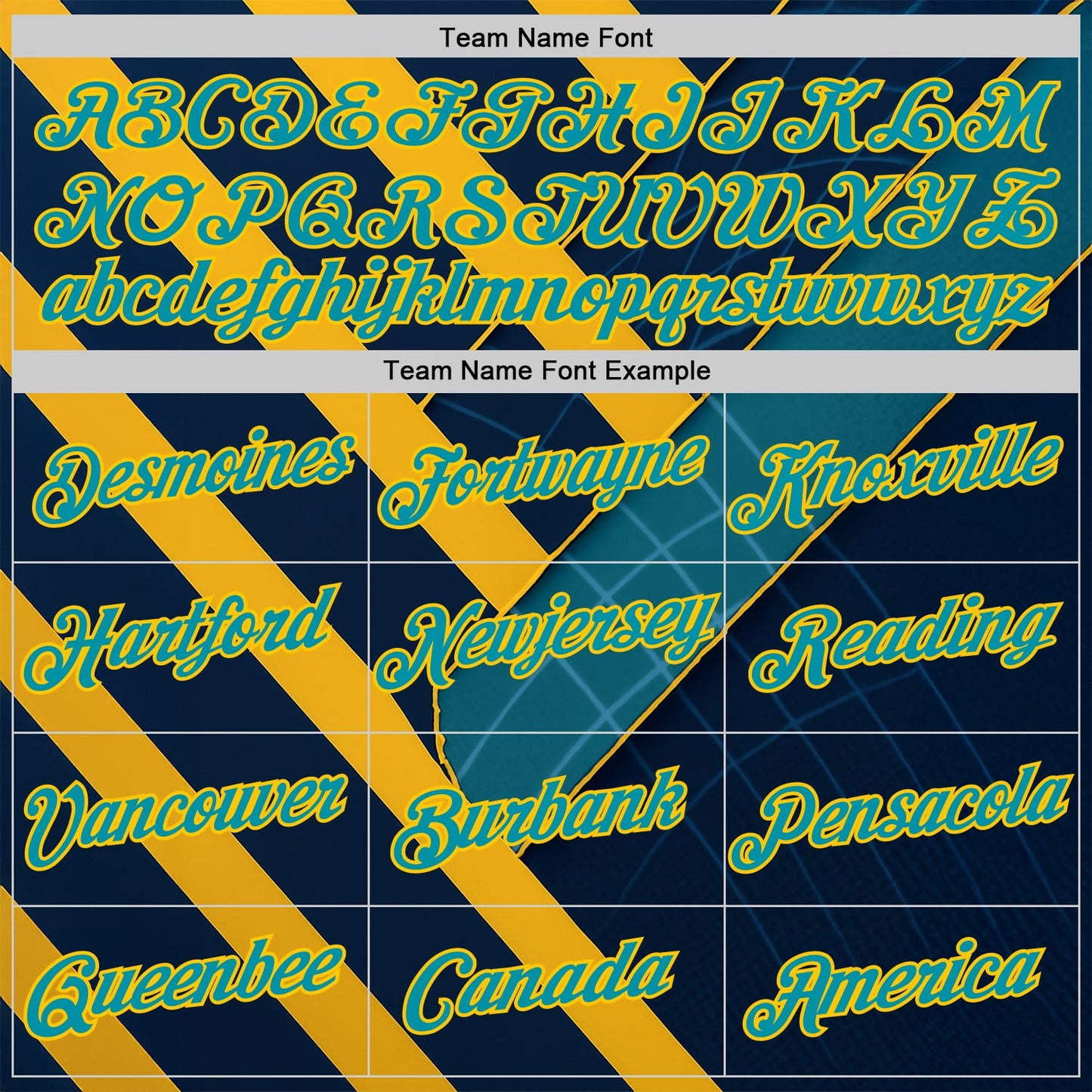 Custom Blue Teal-Yellow 3D Pattern Design Brazil Geometric Shape Sportswear Performance T-Shirt view 3