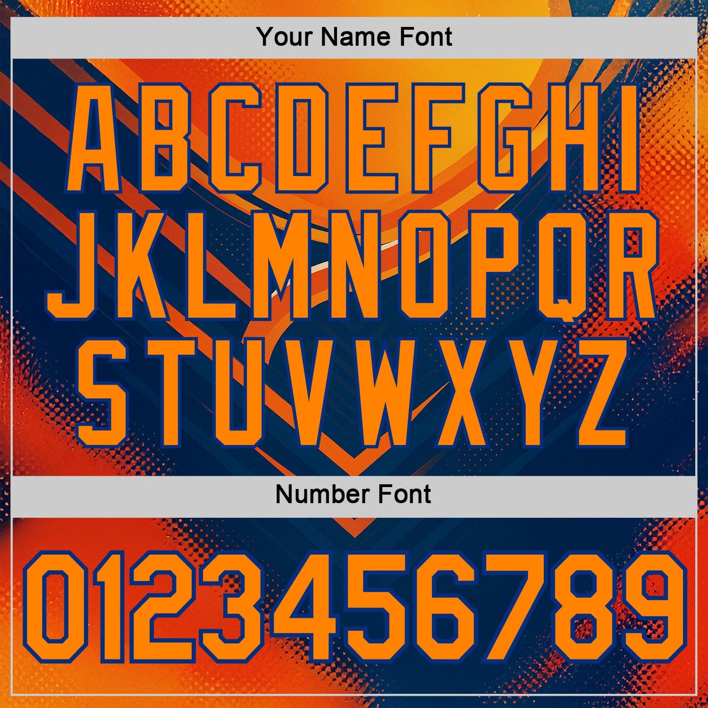 Custom Yellow Bay Orange Blue-Royal 3D Pattern Design Neon Arrow Sportswear Performance T-Shirt view 4