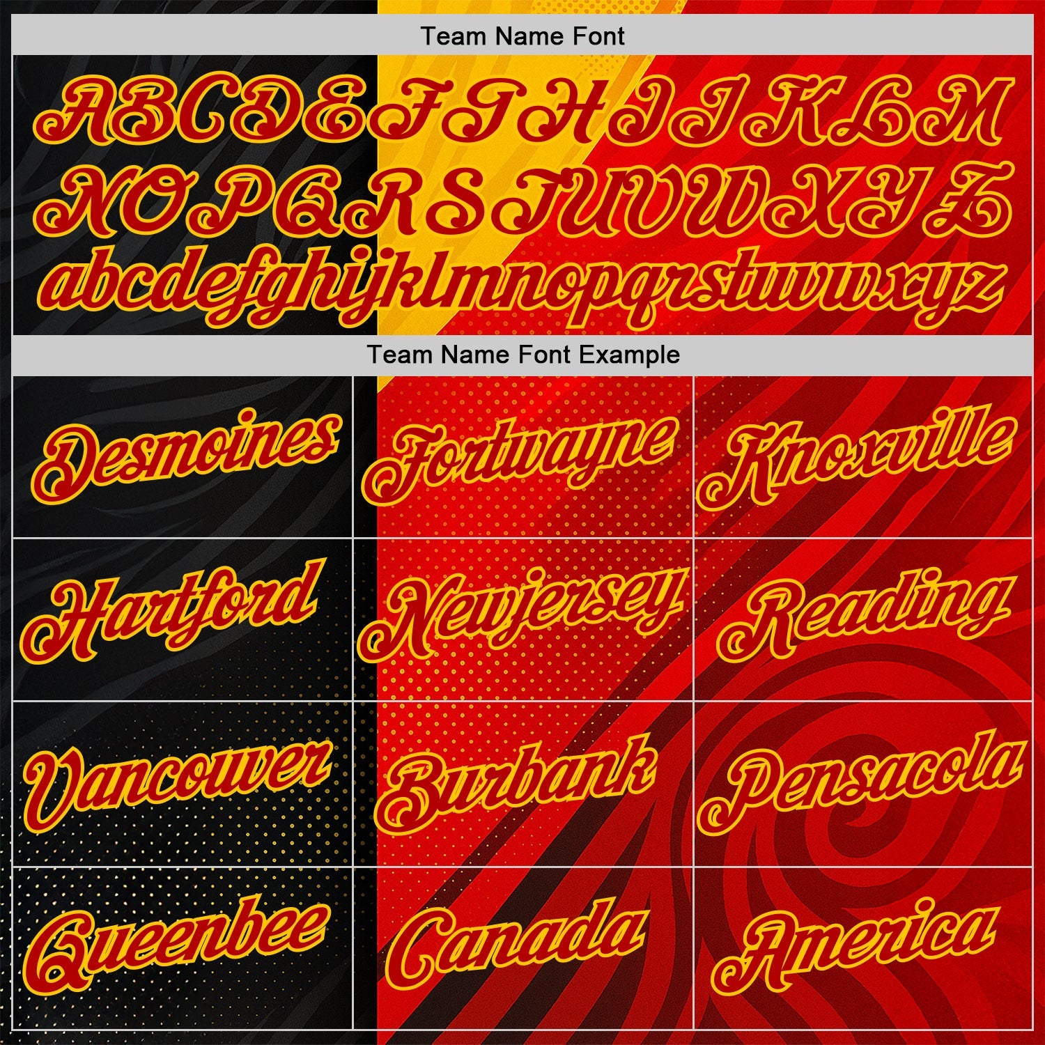 Custom Red Black-Yellow 3D Pattern Design Germany Sportswear Performance T-Shirt view 3
