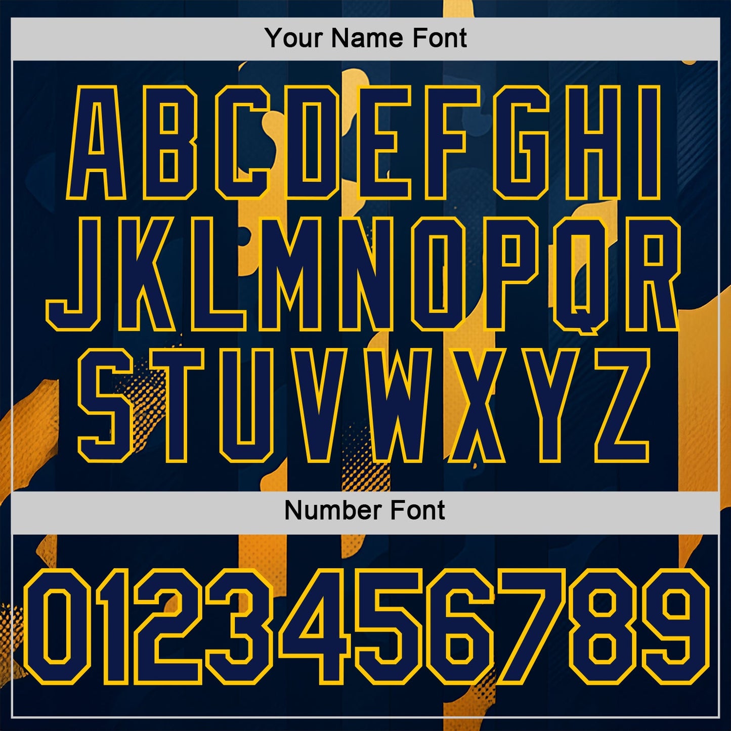 Custom Blue Navy-Yellow 3D Pattern Design Geometric Shape Stripe Sportswear Performance T-Shirt view 4
