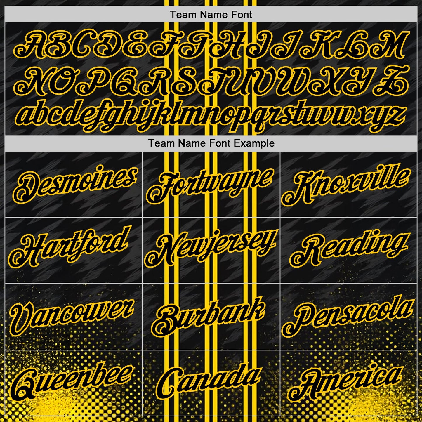 Custom Black Yellow 3D Pattern Design Germany Stripe Sportswear Performance T-Shirt view 3
