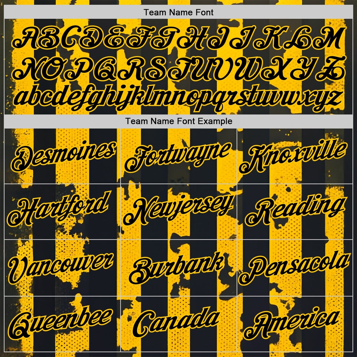 Custom Yellow Black 3D Pattern Design Stripe Sportswear Performance T-Shirt view 3