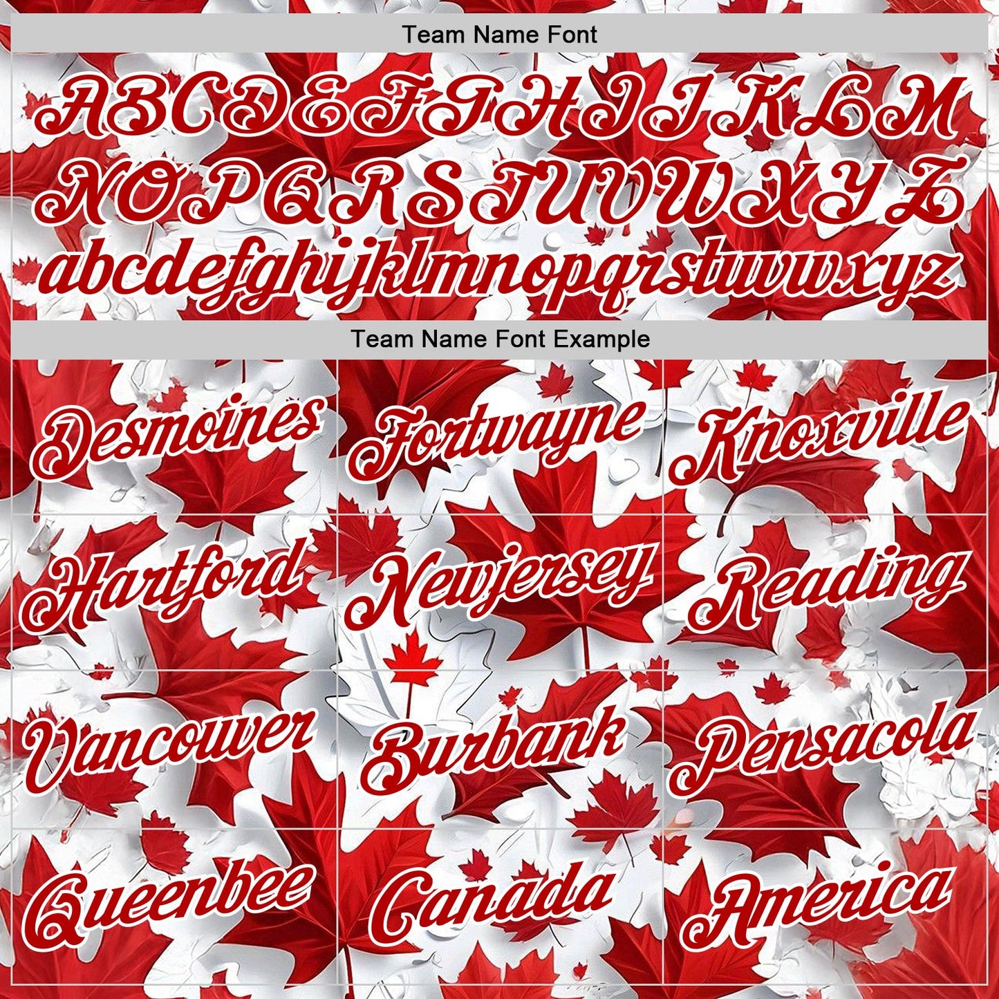 Custom Stitched White Red 3D Pattern Design Canada Maple Sportswear Pullover Sweatshirt Hoodie view 3