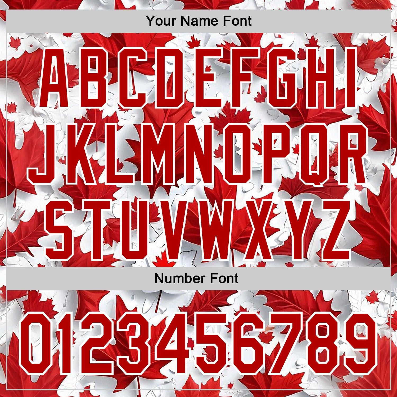 Custom Stitched White Red 3D Pattern Design Canada Maple Sportswear Pullover Sweatshirt Hoodie view 4