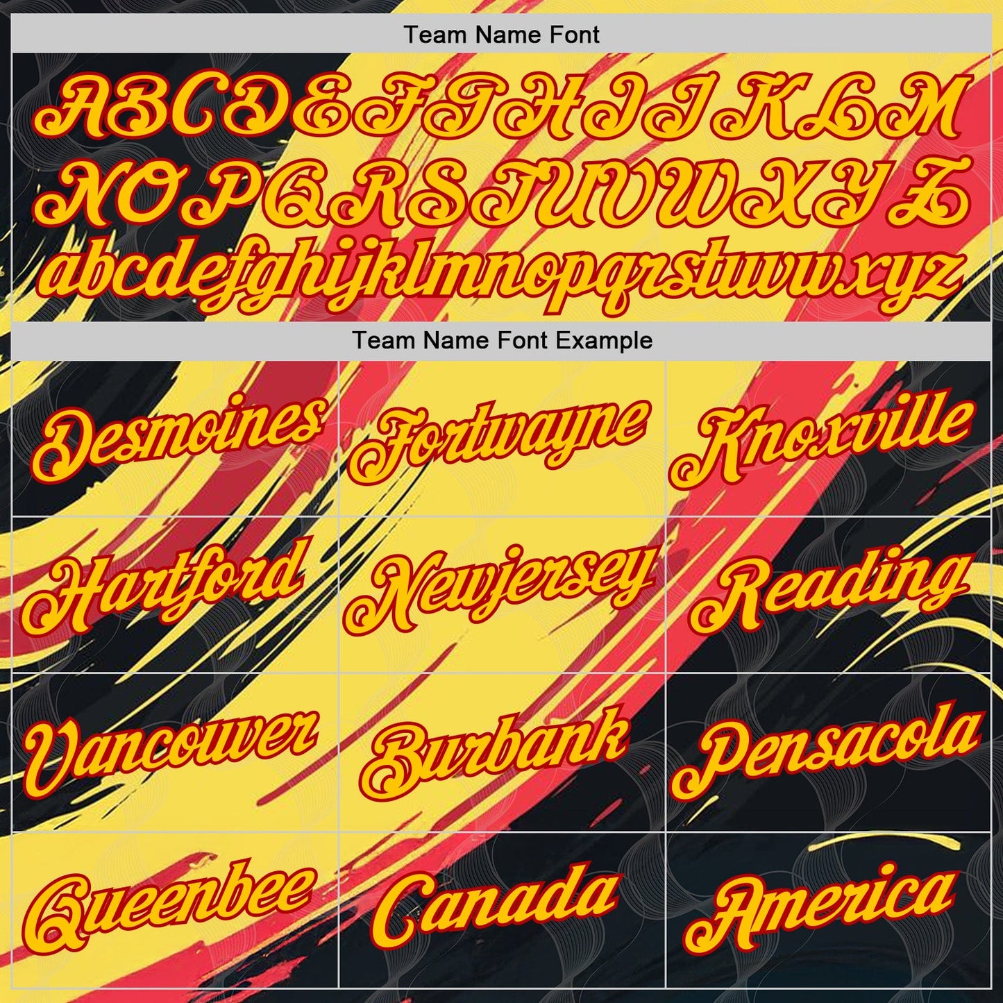Custom Stitched Yellow Black-Red 3D Pattern Design Germany Inspired Abstract Line Sportswear Pullover Sweatshirt Hoodie view 3